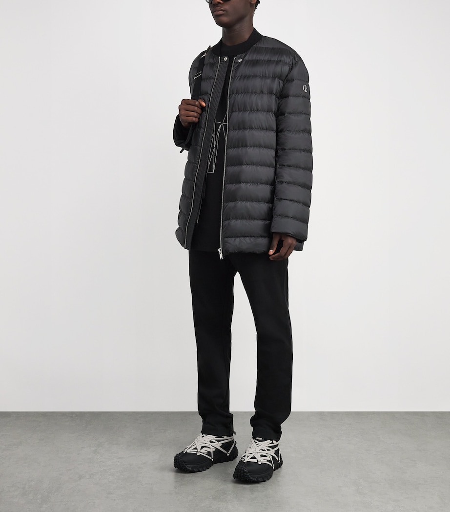 x Moncler Down Padded Flight Jacket 999 - BLACK Image 2