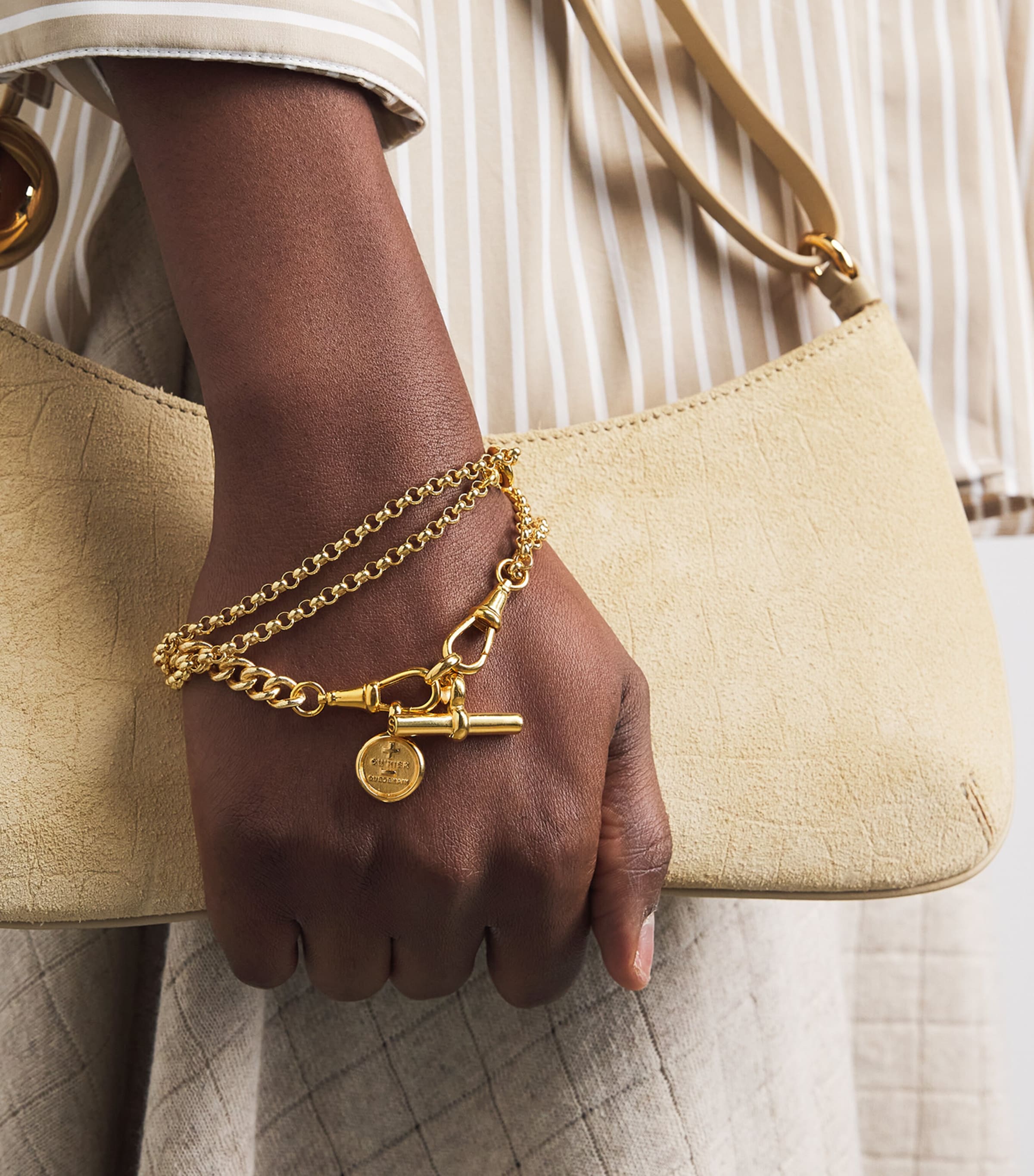 TILLY SVEAAS Gold-Plated Moi + Toi Set Necklace Gold Image 5