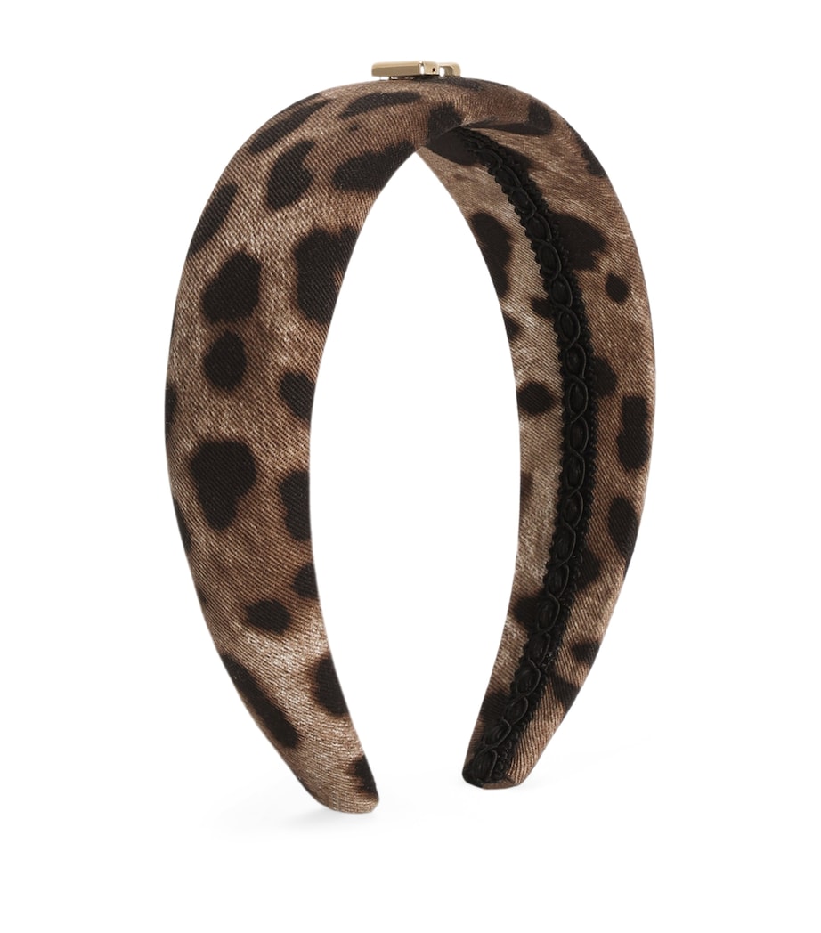 Dolce&Gabbana Kids Leopard Print Headband Leo New Image 1