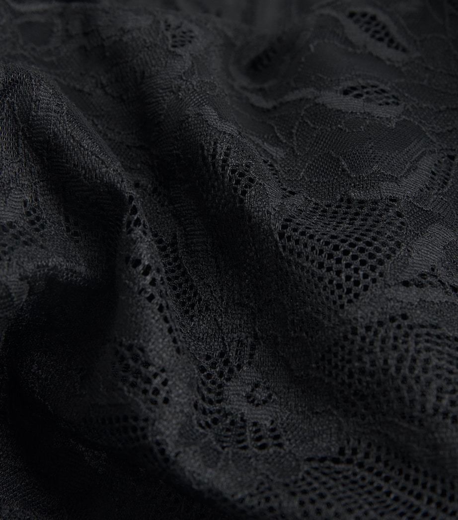 Lace Eleri Long-Sleeve Top DBLK BLACK Image 5