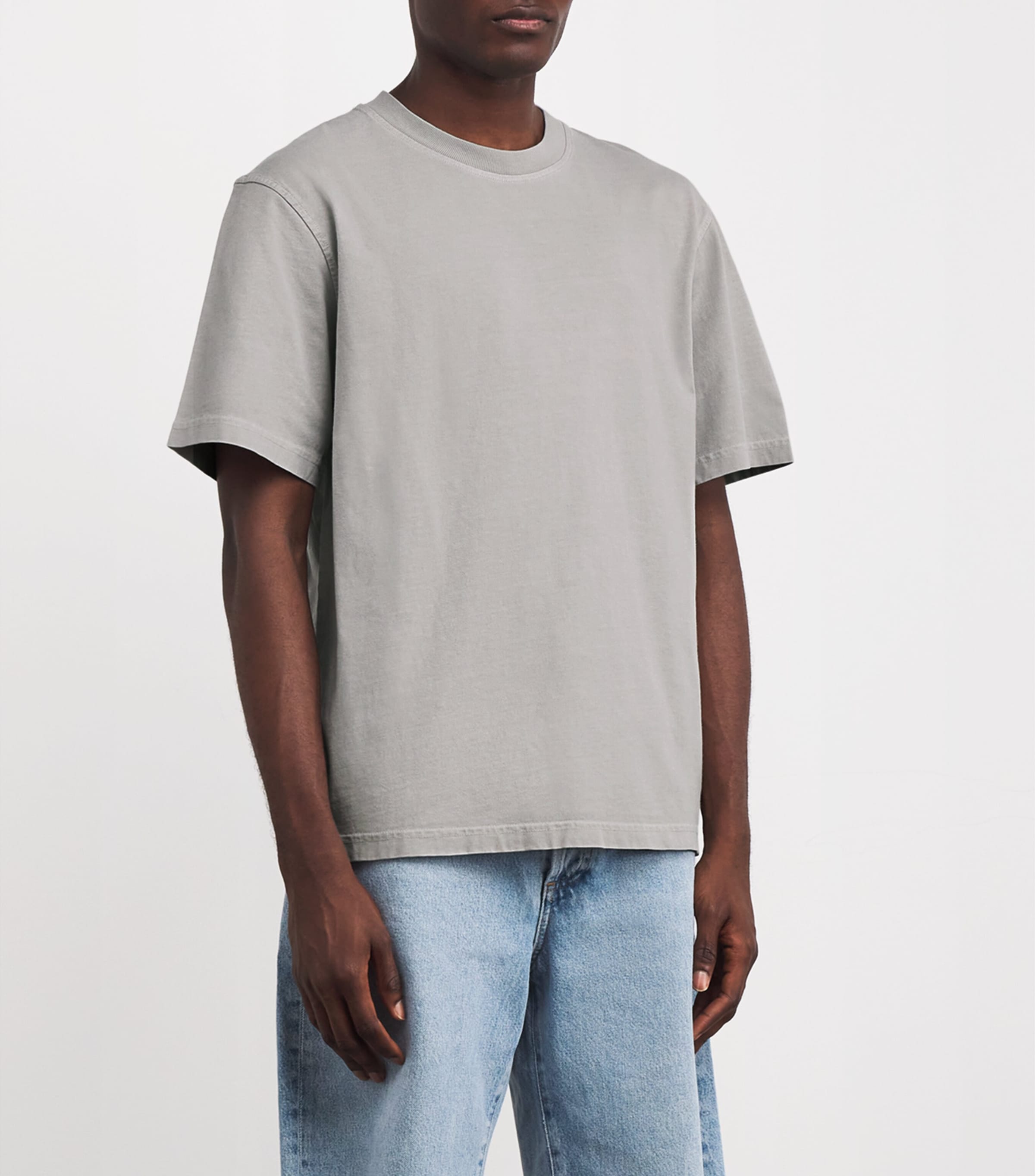 AGOLDE Mens Cotton Asha T-Shirt Patagonia Sage Green Image 3