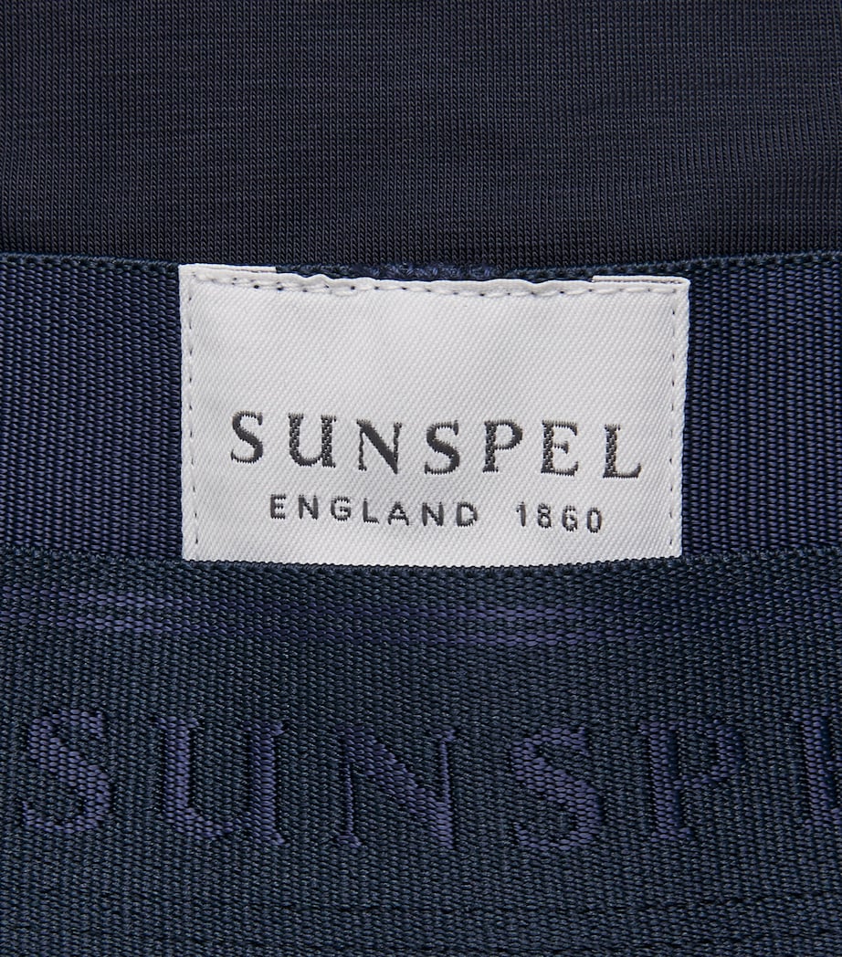 Tencel-Blend Stretch Trunks BUAA - NAVY Image 5