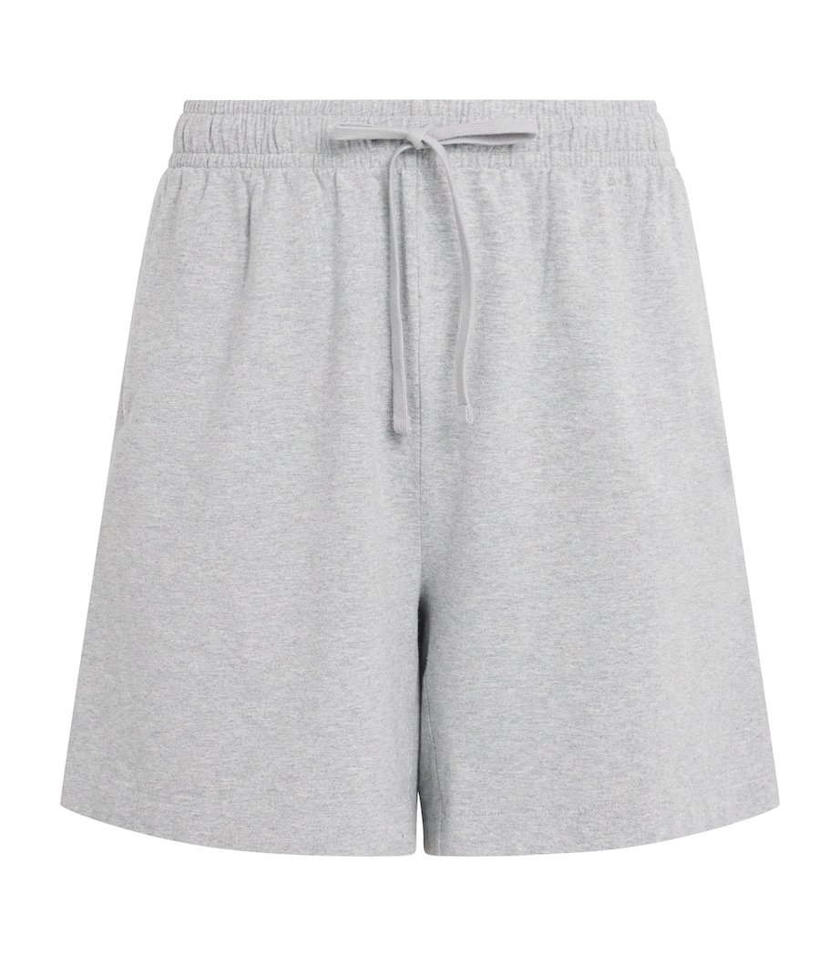 Cotton-Blend Lounge Sweatshorts HEATHER GREY Image 1