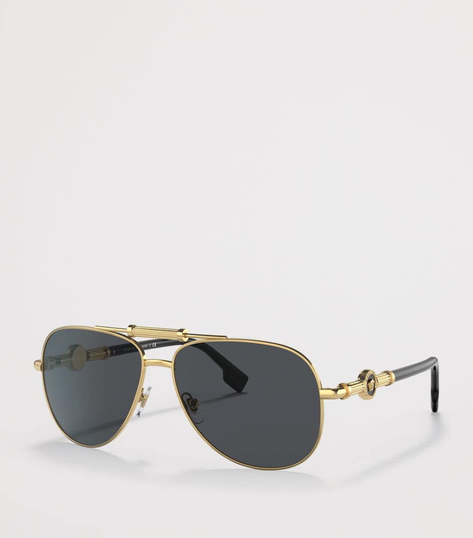 Versace Metal VE2236 Pilot Sunglasses Image 2