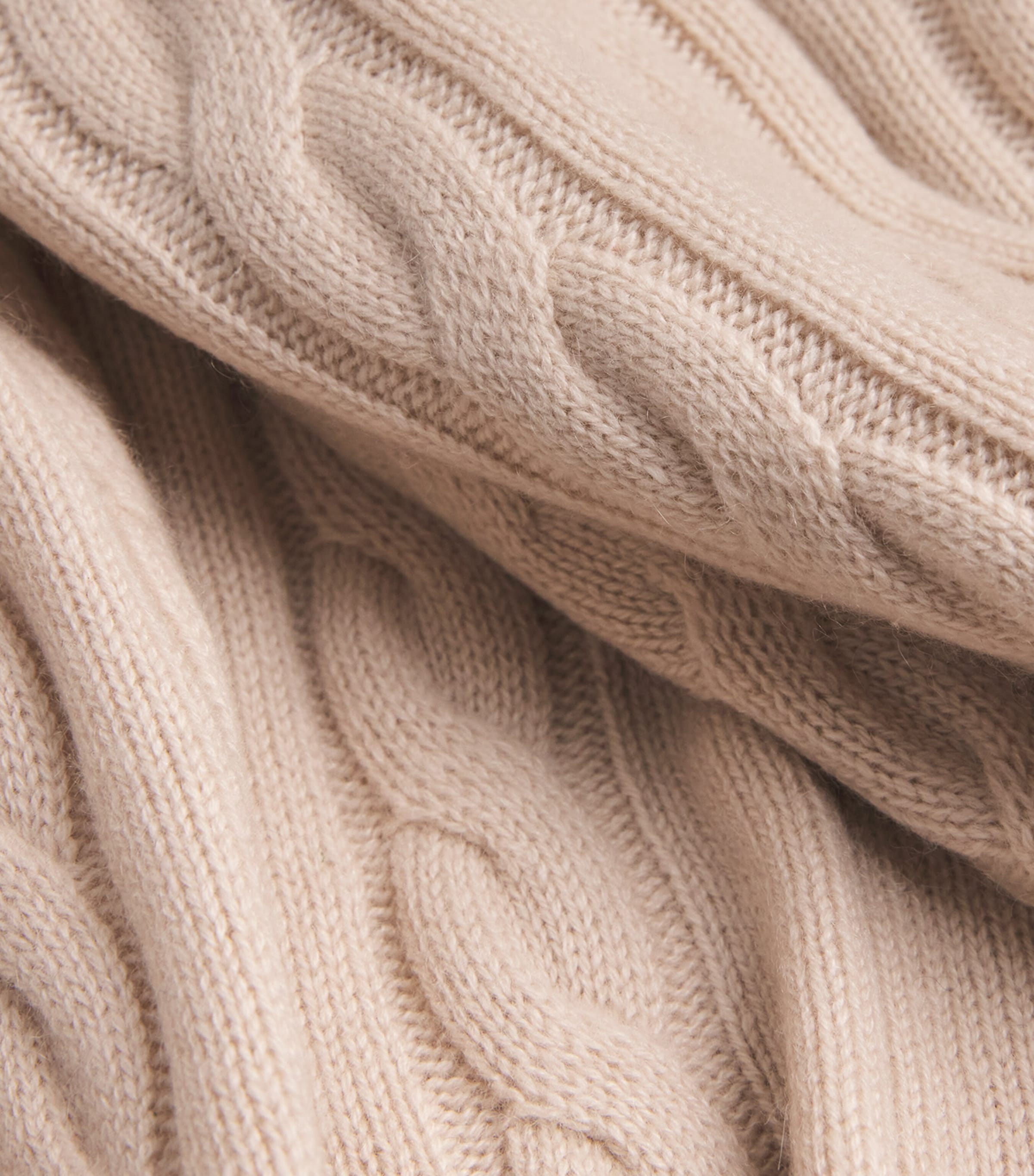 Cashmere Cable-Knit Sweatpants CHALK Image 5