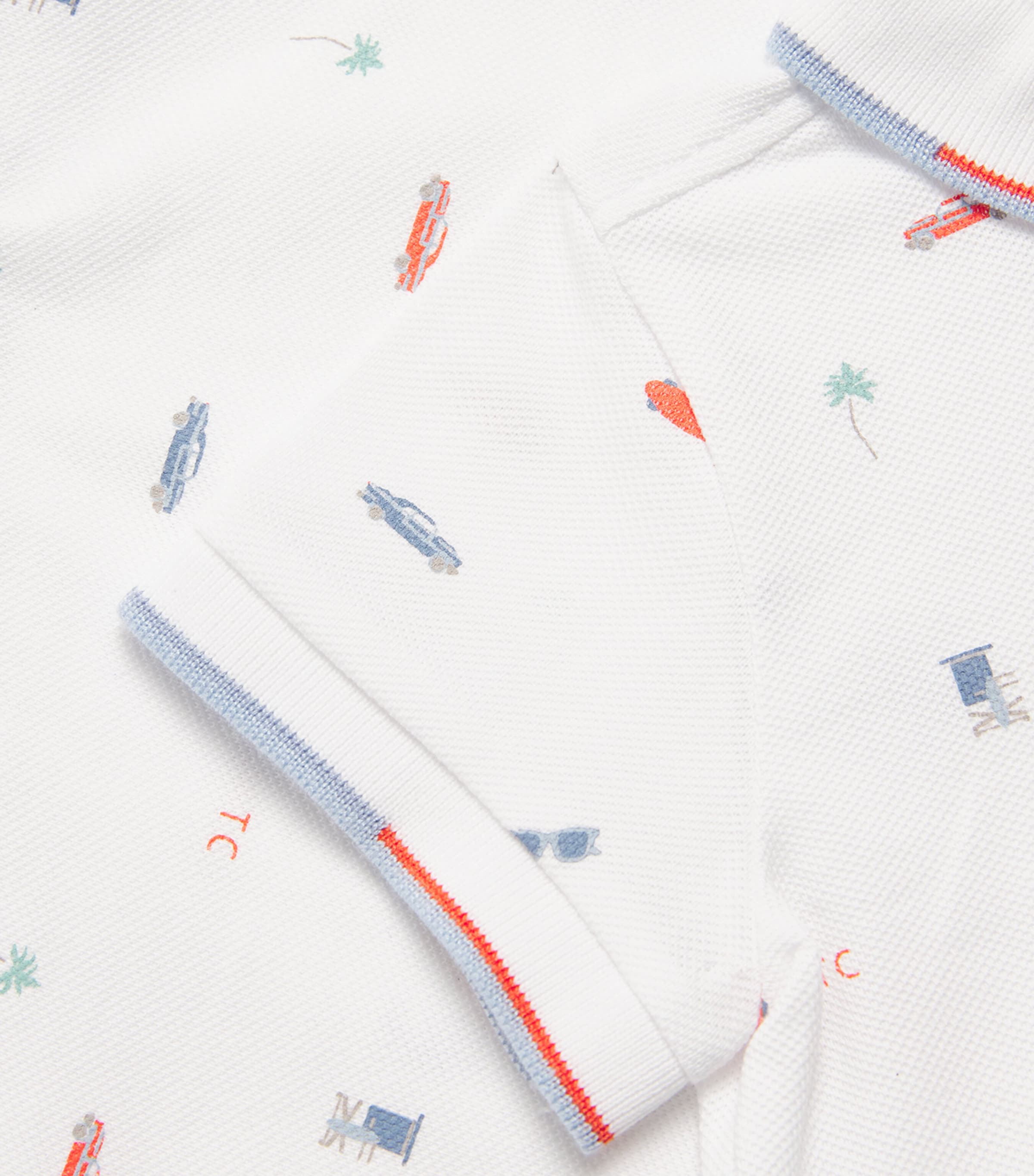 Tartine et Chocolat Cotton Playsuit (3-12 Months) Spicy Orange Image 3