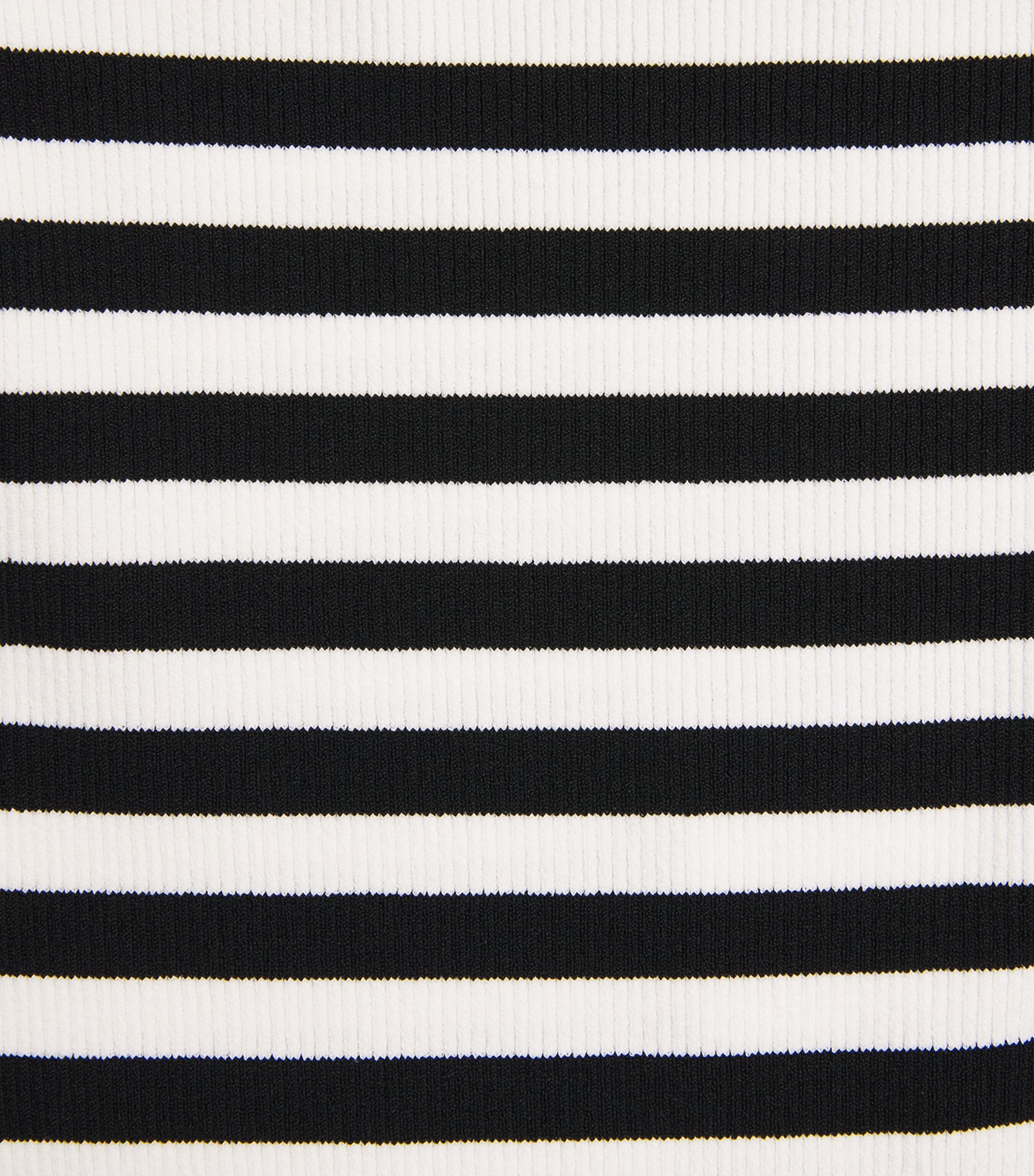 Rib-Knit Stripe Sweater WHITE Image 5