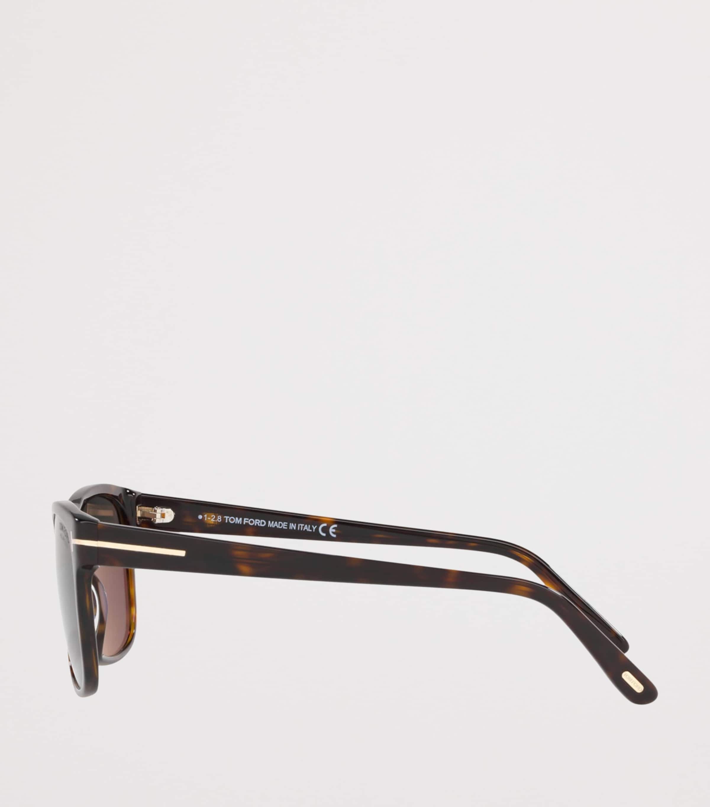 Tortoiseshell Giulio Rectangular Sunglasses BROWN Image 3