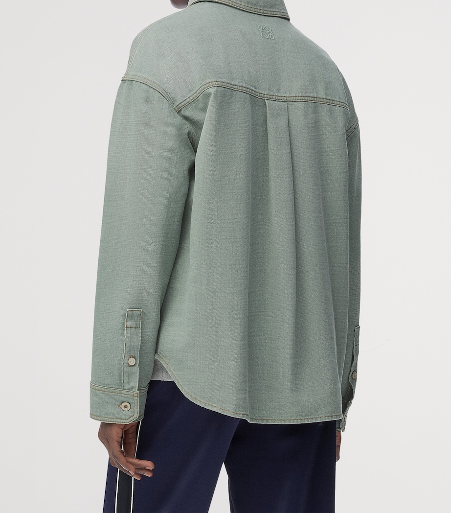 Cotton Shirt KHAKI GREEN Image 4
