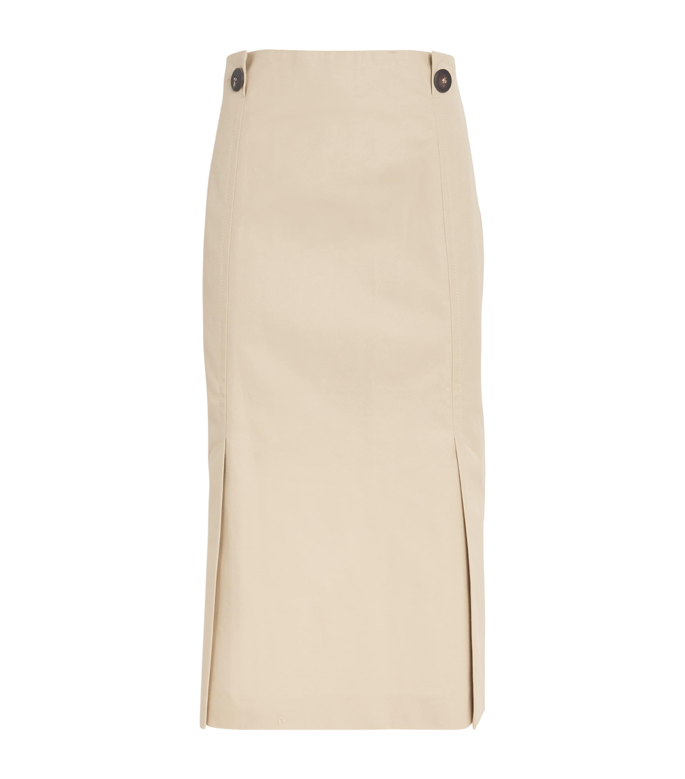 SA SU PHI GABARDINE MIDI SKIRT
