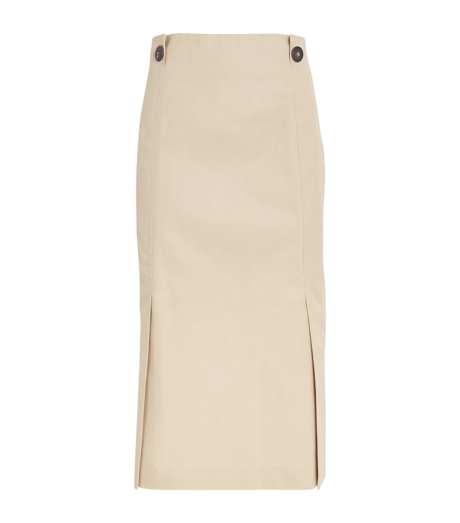 Gabardine Midi Skirt 800 CAMEL Image 1