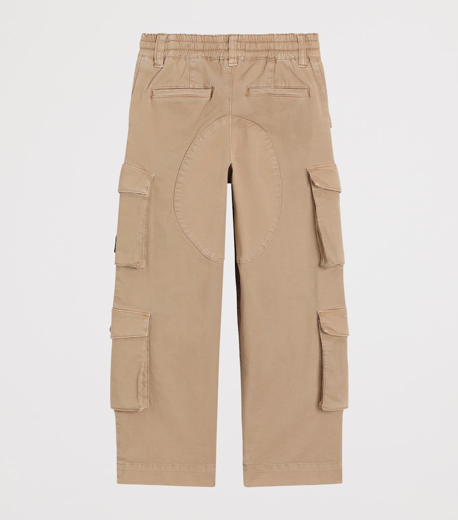 Dolce&Gabbana Kids Garment-Dyed Cargo Trousers (8-12+ Years) Combined Colou Image 2