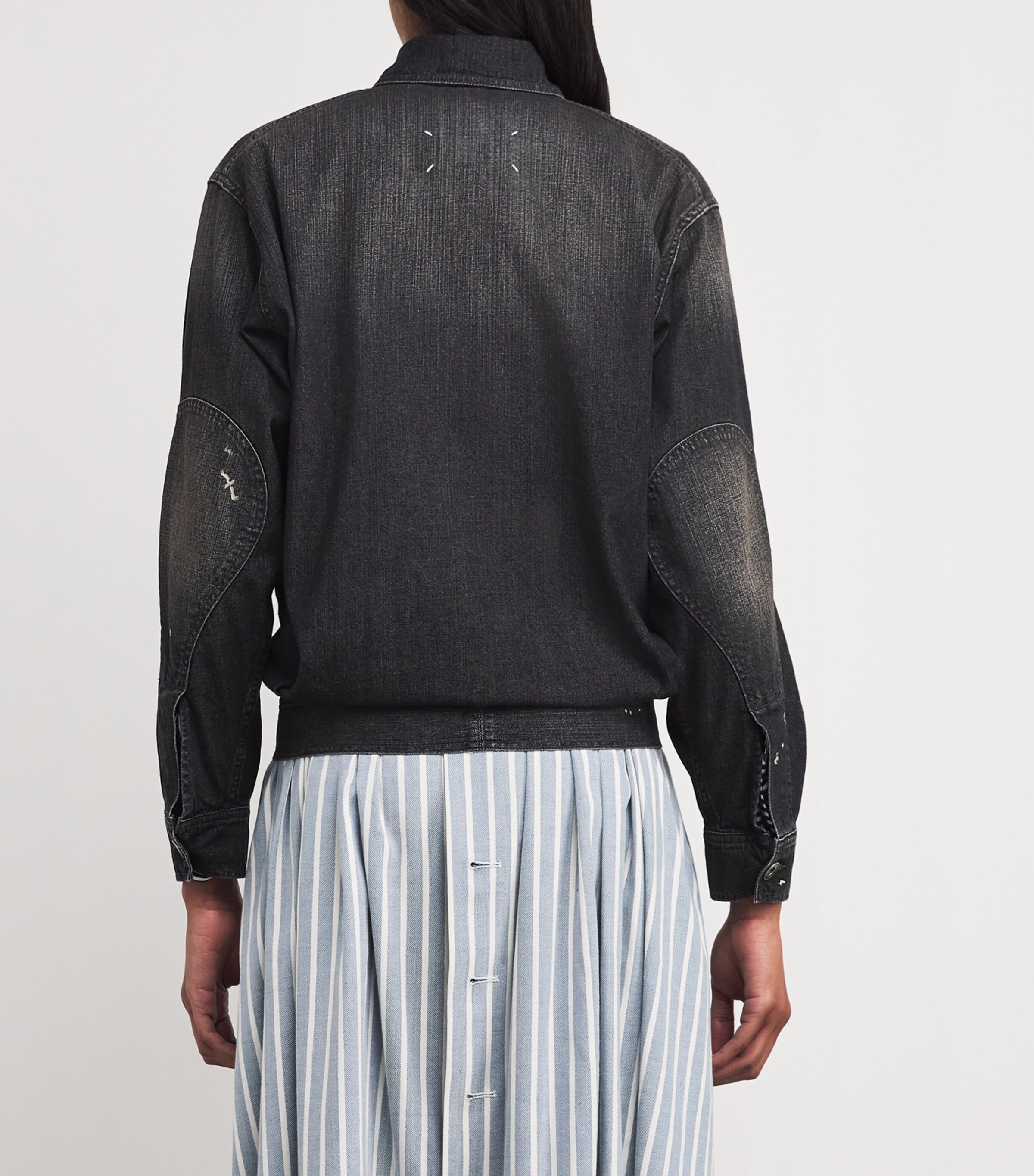 Denim Sports Jacket 961 BLACK Image 4