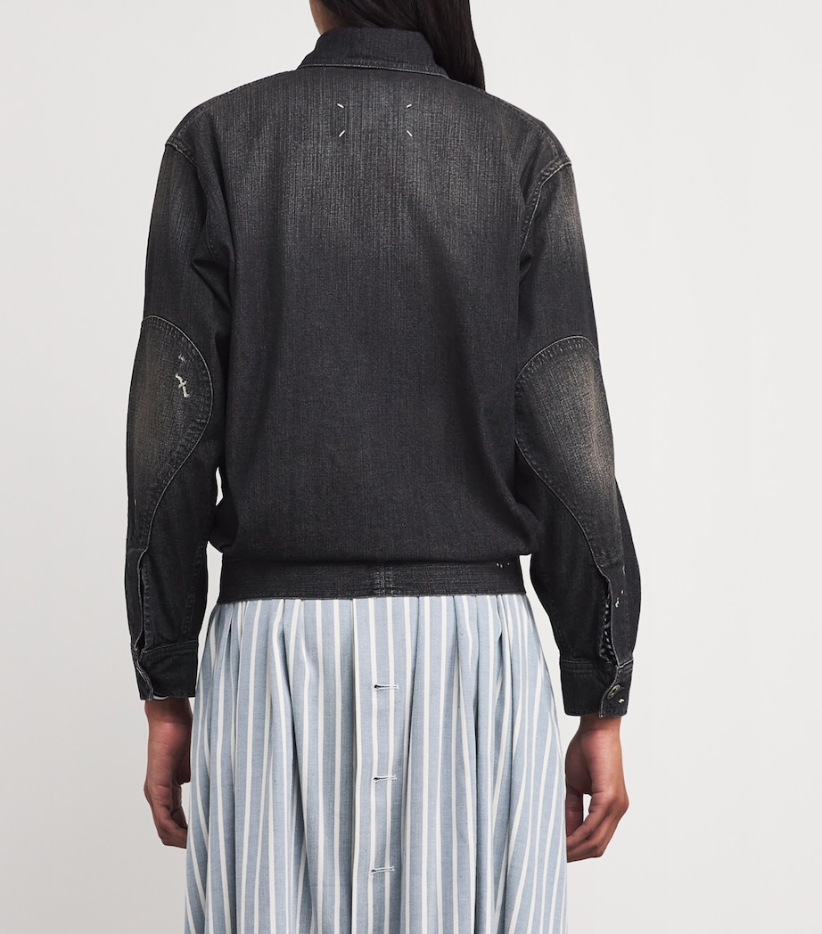 Denim Sports Jacket 961 BLACK Image 4