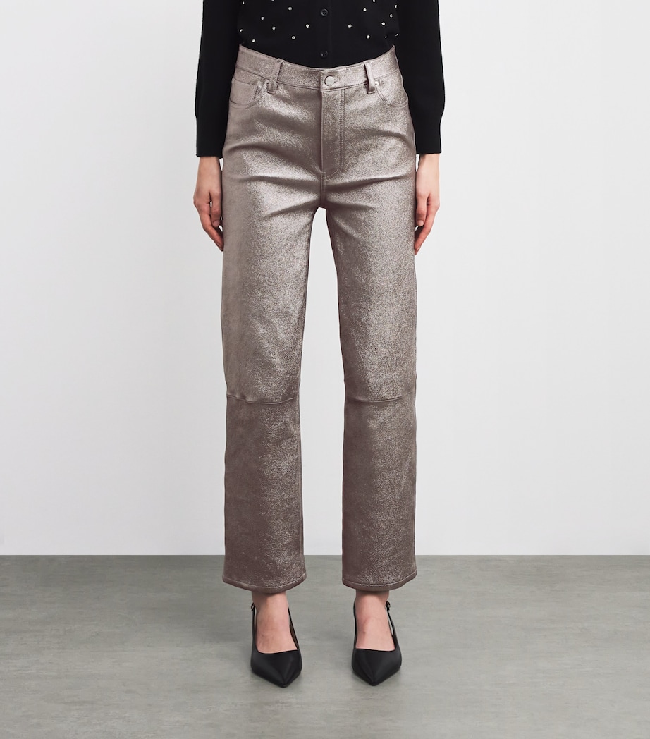 Leather Le Sleek Straight Jeans BROKEN MIRROR Image 3