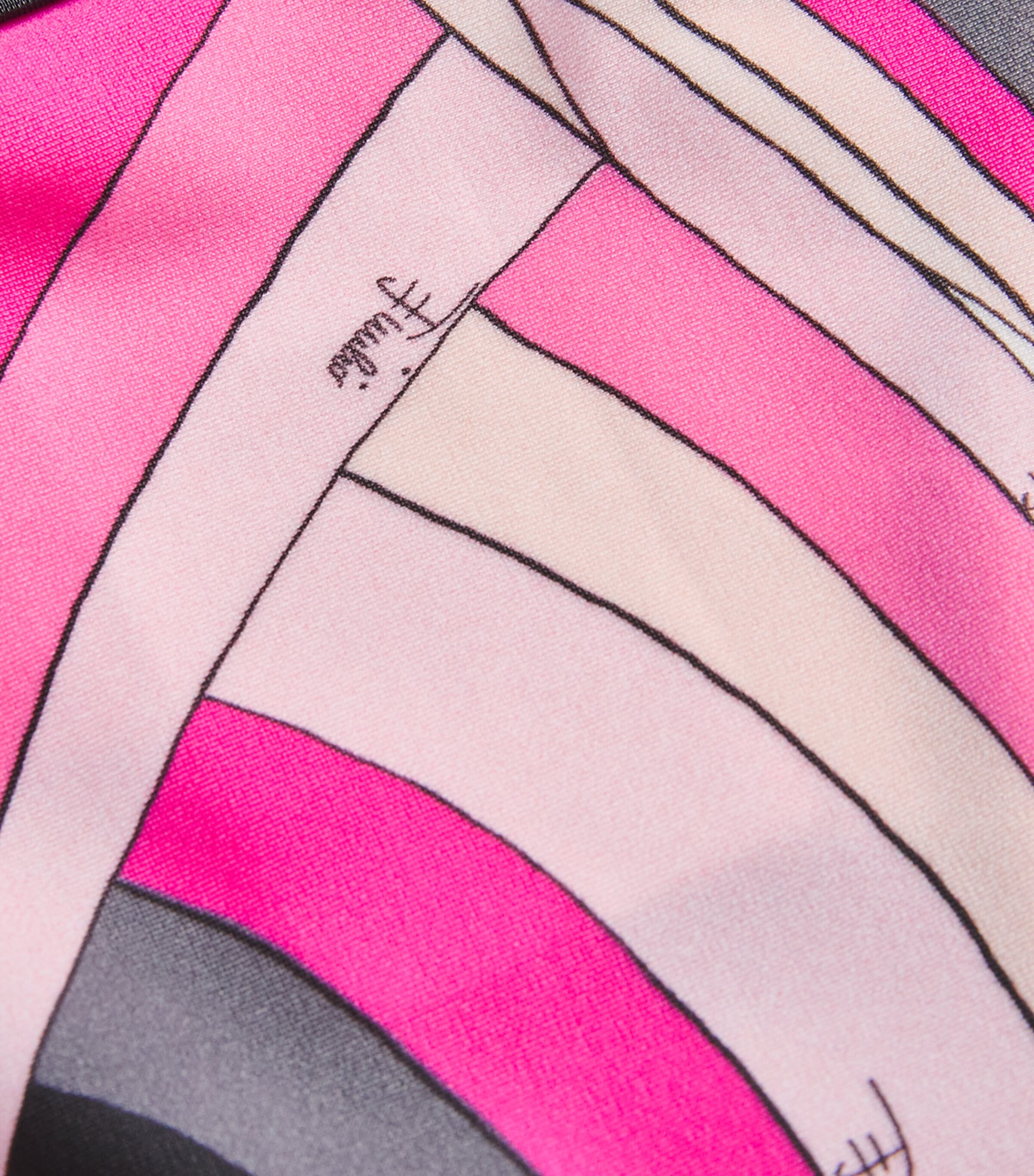 PUCCI Womens Iride Print Side-Tie Bikini Bottoms Nero/fuxia Image 4