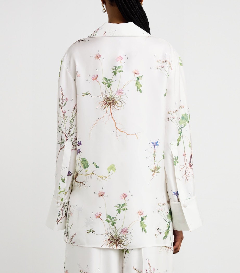 Silk Floral Shirt BOTANICAL GRDN WHITE Image 4