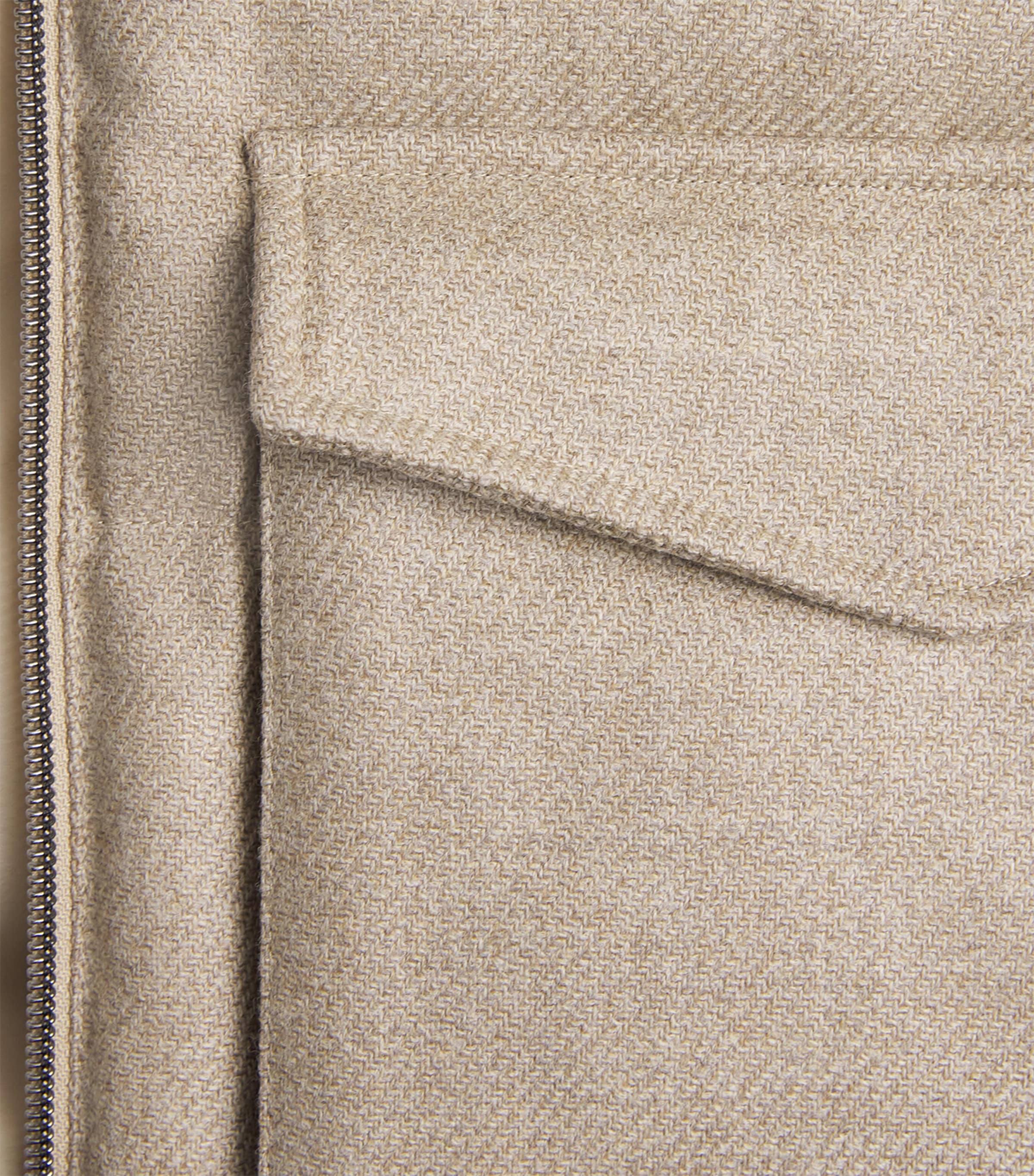 Herno Mens Virgin Wool-Silk Down Jacket Chantilly Image 6