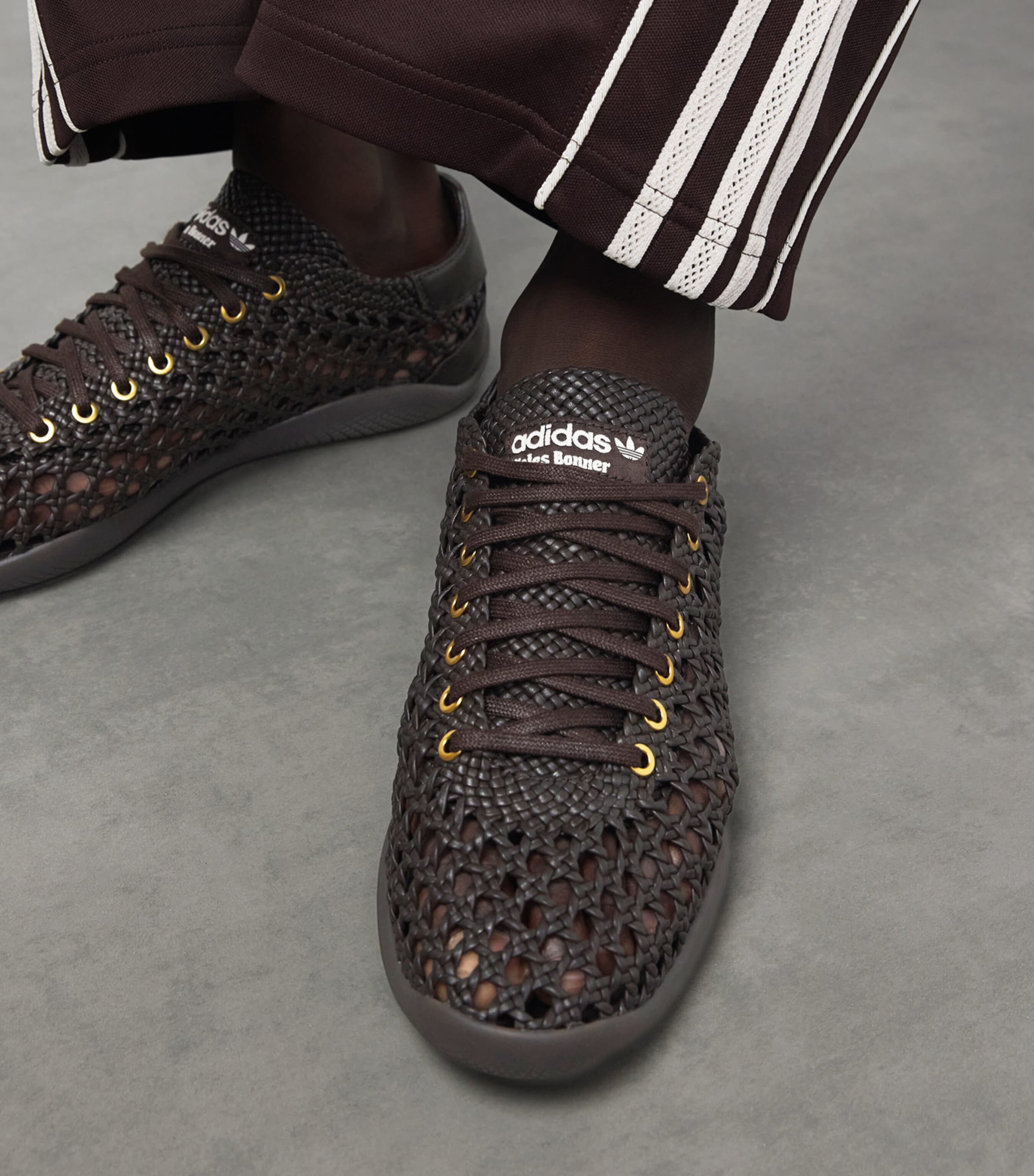 adidas x Wales Bonner Woven Karintha Sneakers Dbrown/dbrown/dbrown Image 4