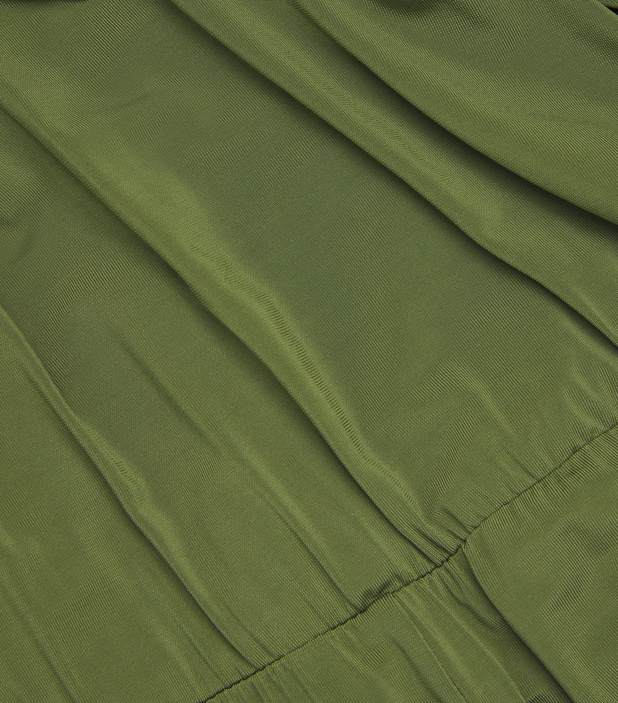 Stretch Jersey Jumpsuit DARK GREEN Image 4