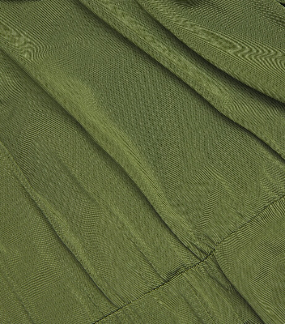 Stretch Jersey Jumpsuit DARK GREEN Image 4