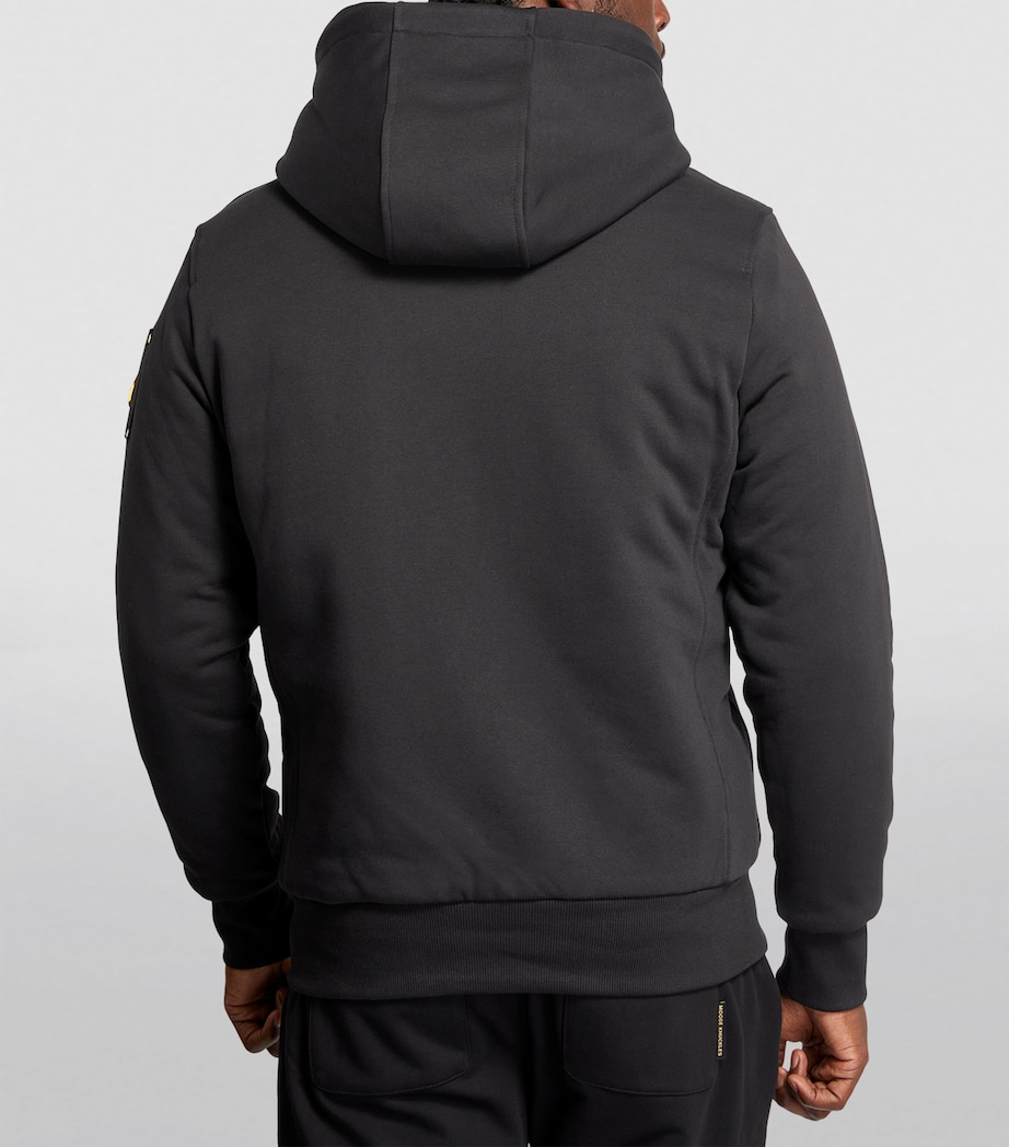 Linden Bunny Zip-Up Hoodie 804 BLK W/BLK FAUX Image 4