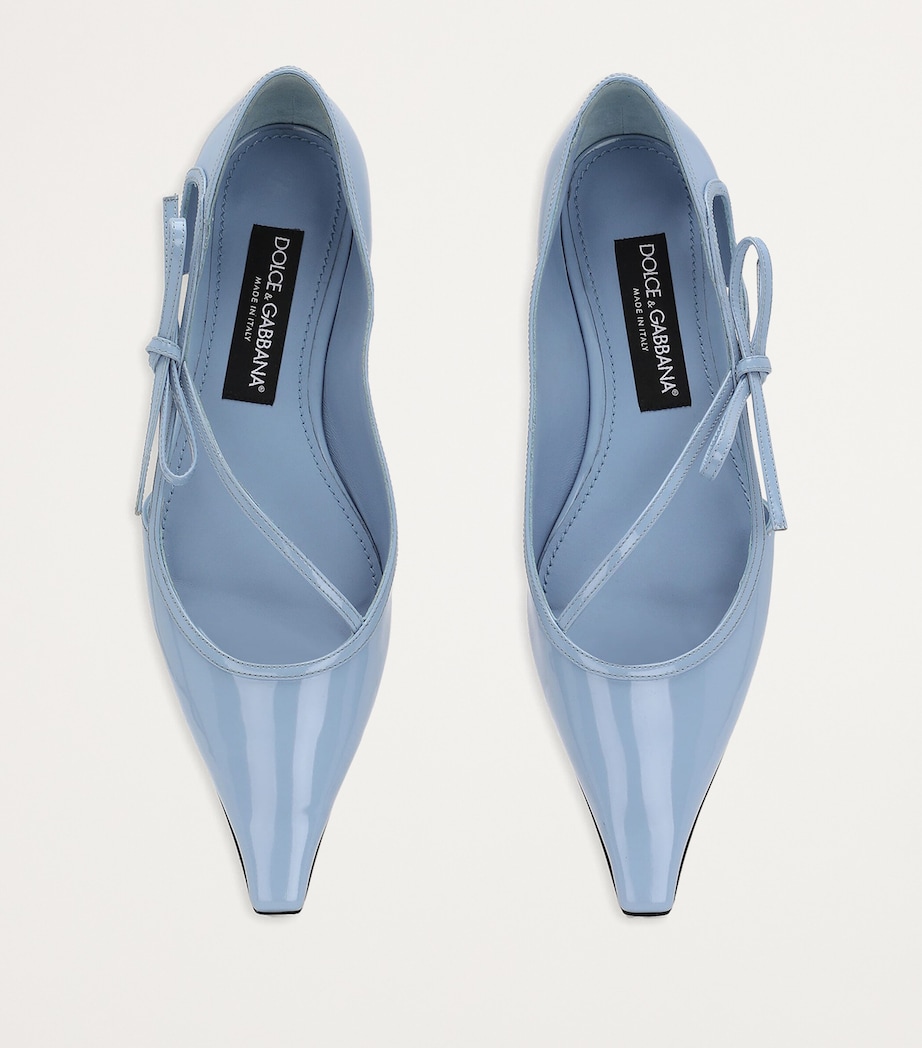 Calfskin Mun Ballet Flats 80789ZUCCHERO Image 3