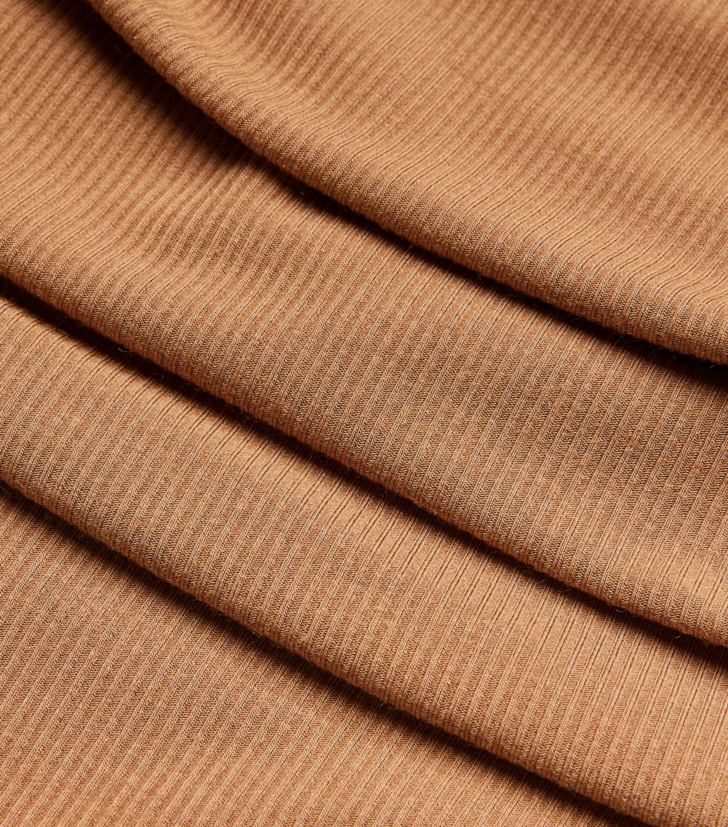 Soft Lounge Long Slip Dress CAMEL Image 5