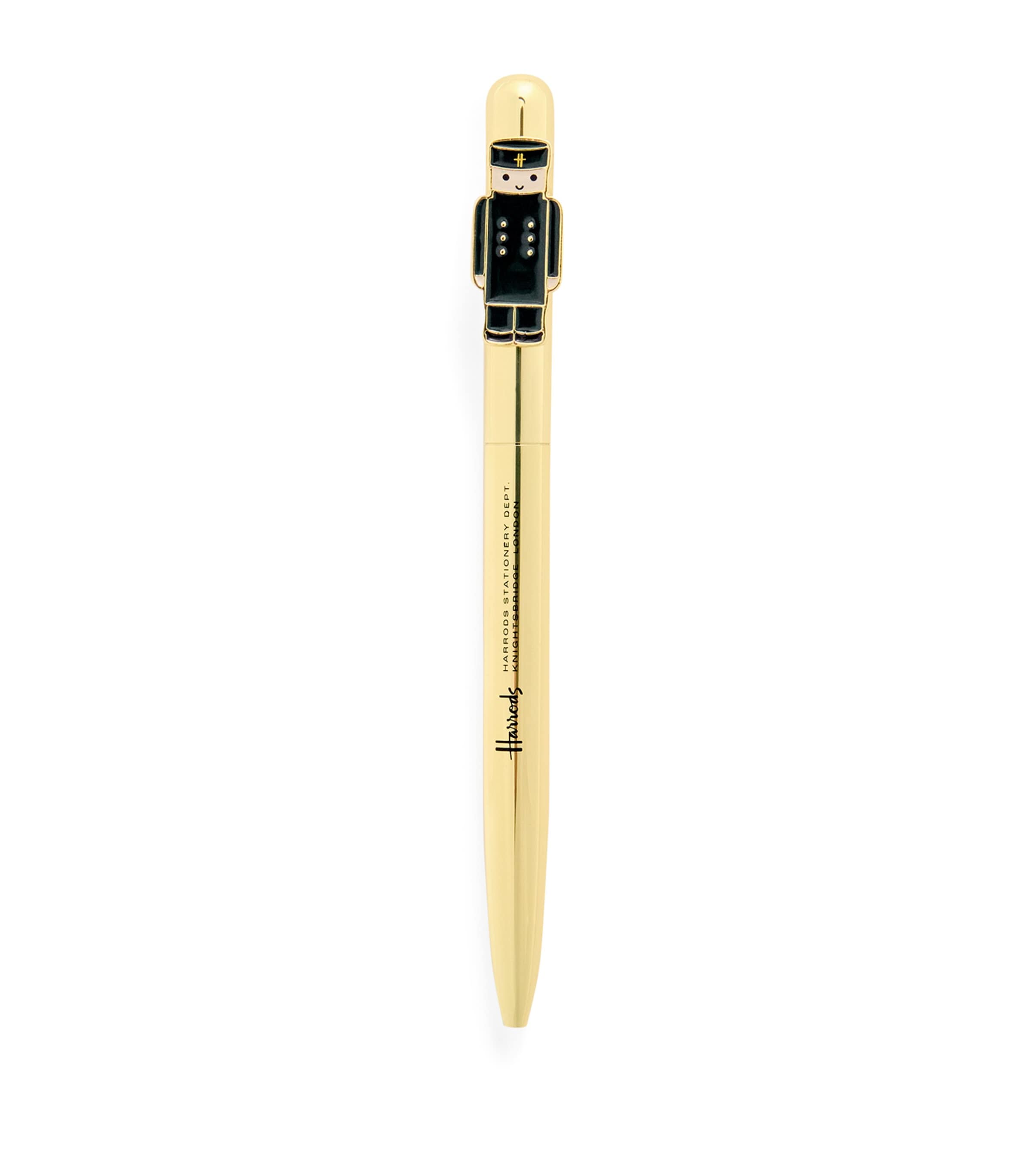 Harrods Green Man Pen Gold