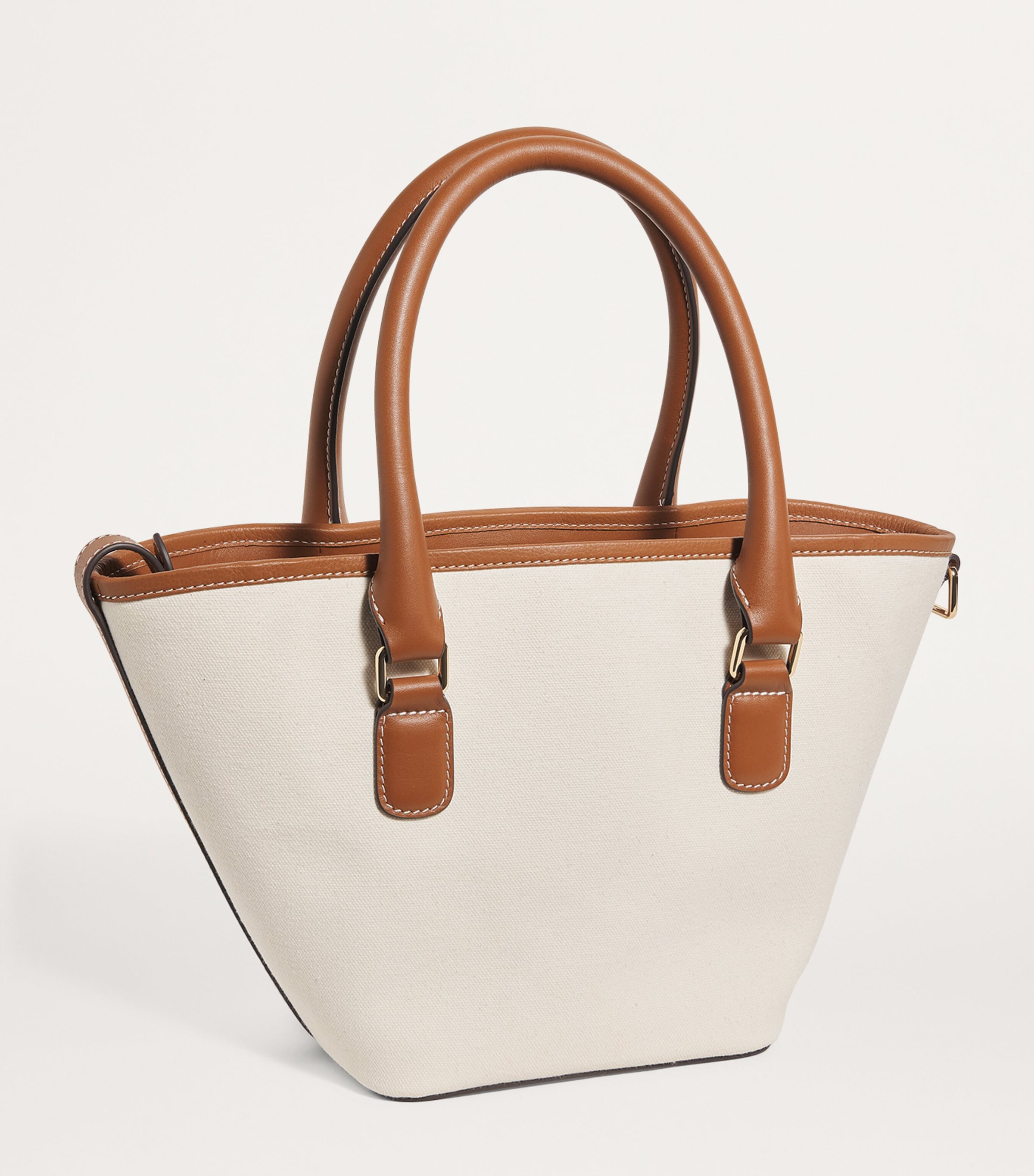 Grab Canvas Slouchy Tote Bag CREAM Image 3