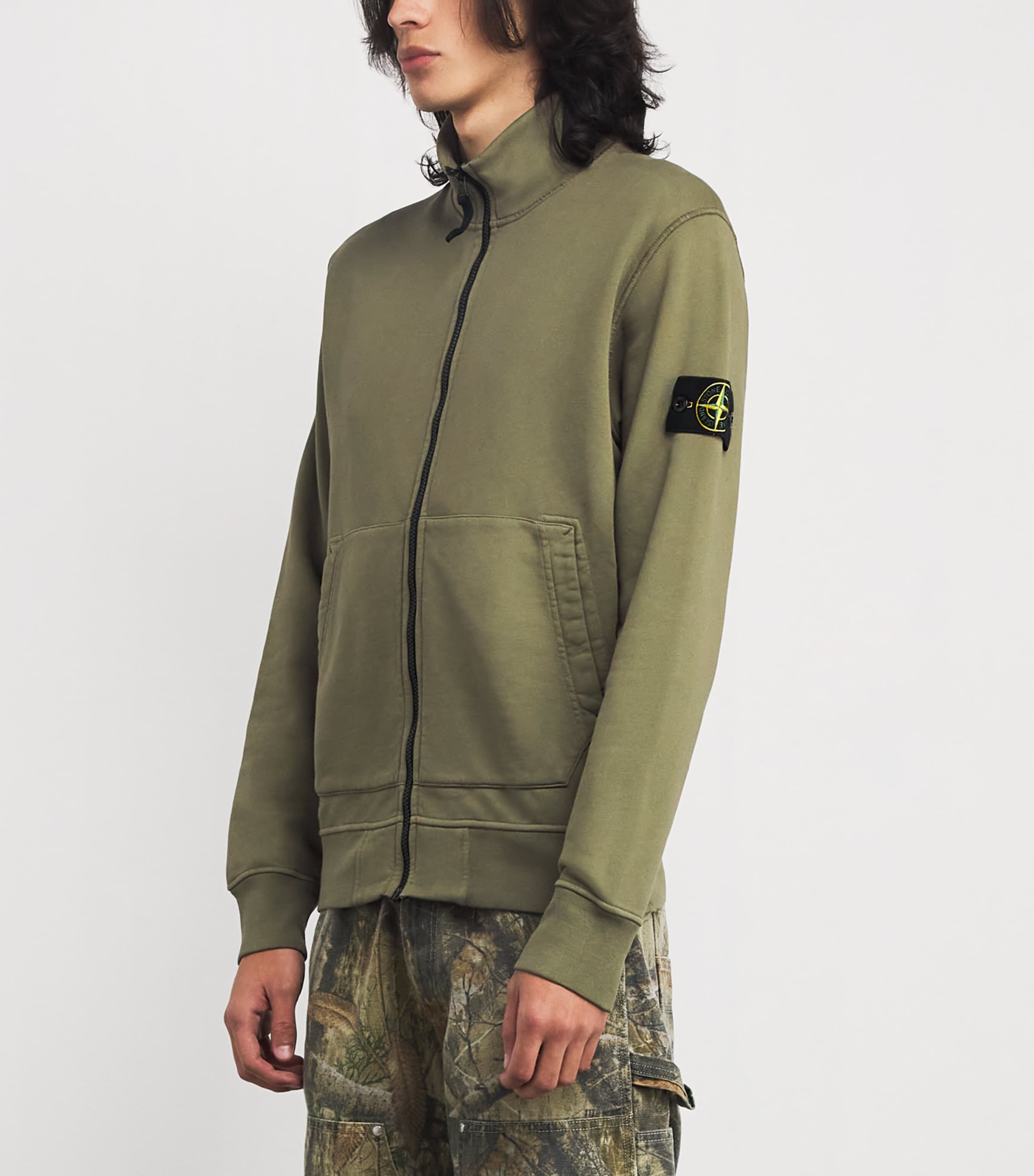 Organic Cotton Zip-Up Sweatshirt V005G Image 3