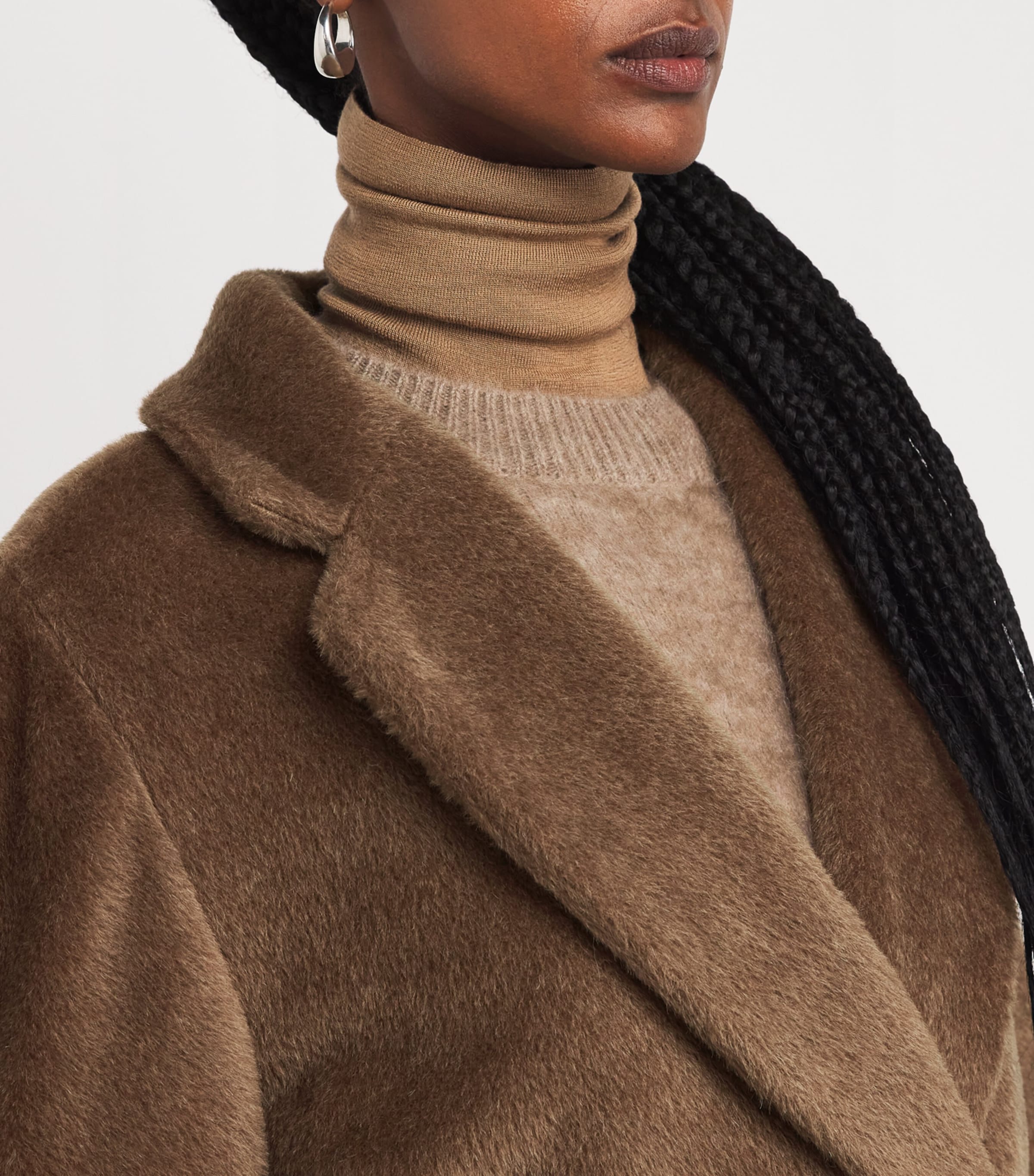 Wool Pea Coat CAMEL Image 6