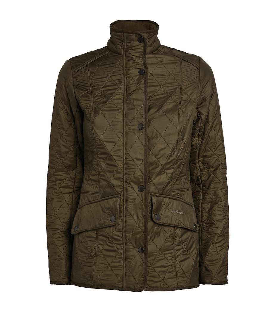 Polar Quilt Cavalary Coat OLIVE Image 1