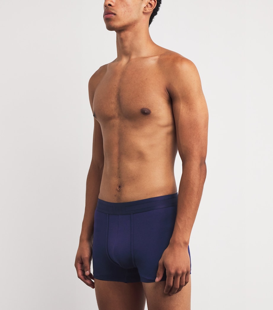 Logo Boxer Trunks (Pack of 3) MIX SEA-NV/ BL/ GRY Image 2