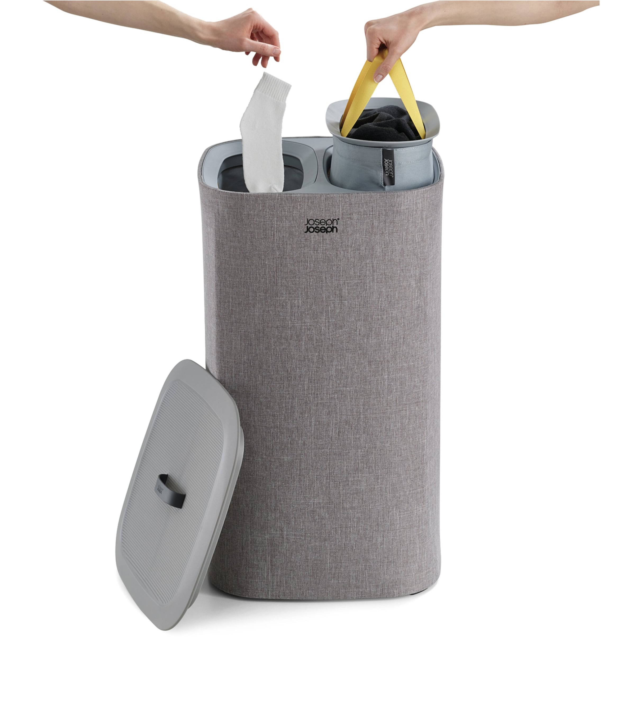 Tota Laundry Separation Basket GREY Image 2