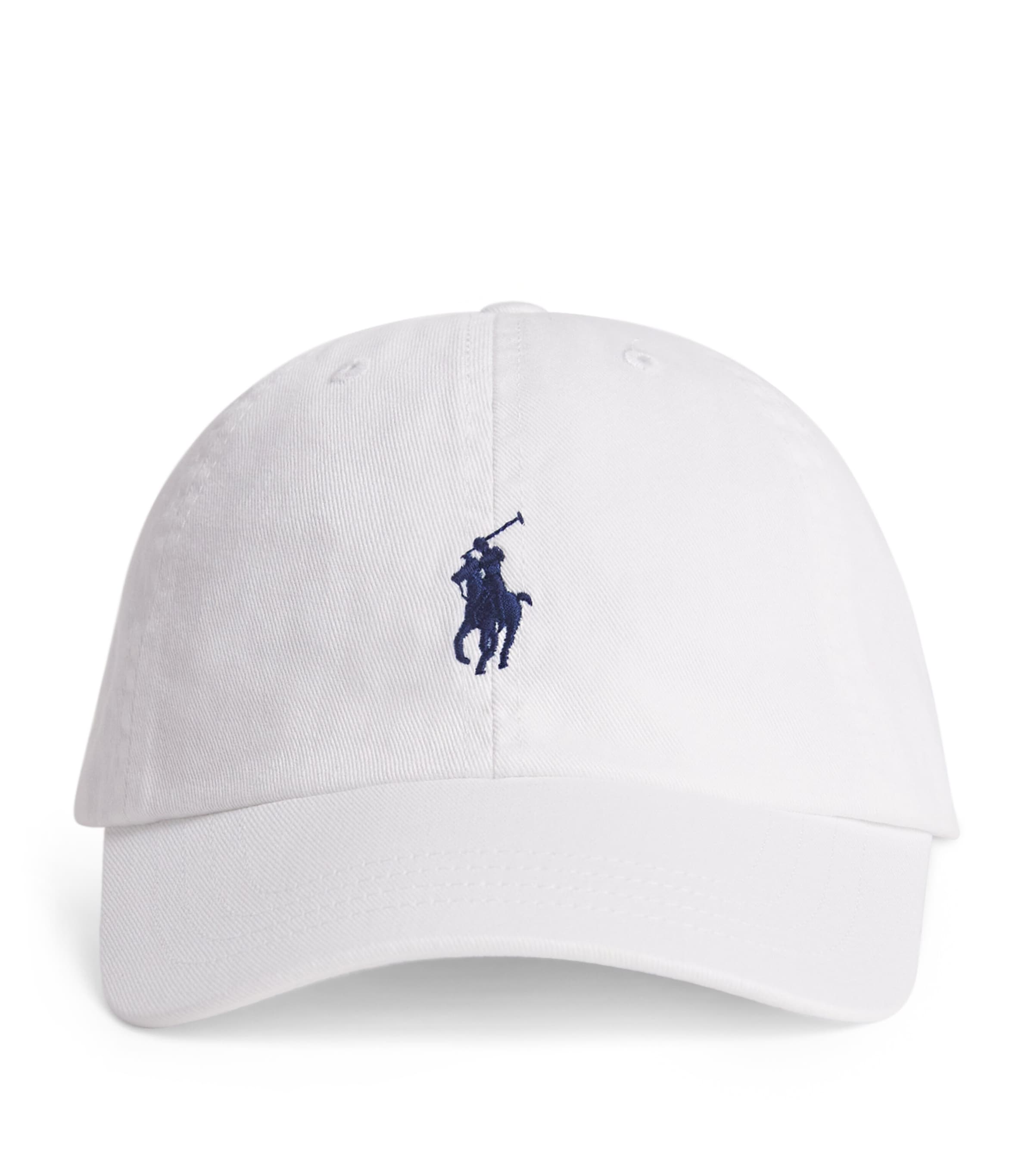 Ralph Lauren Kids Cotton Polo Pony Baseball Cap White Image 1