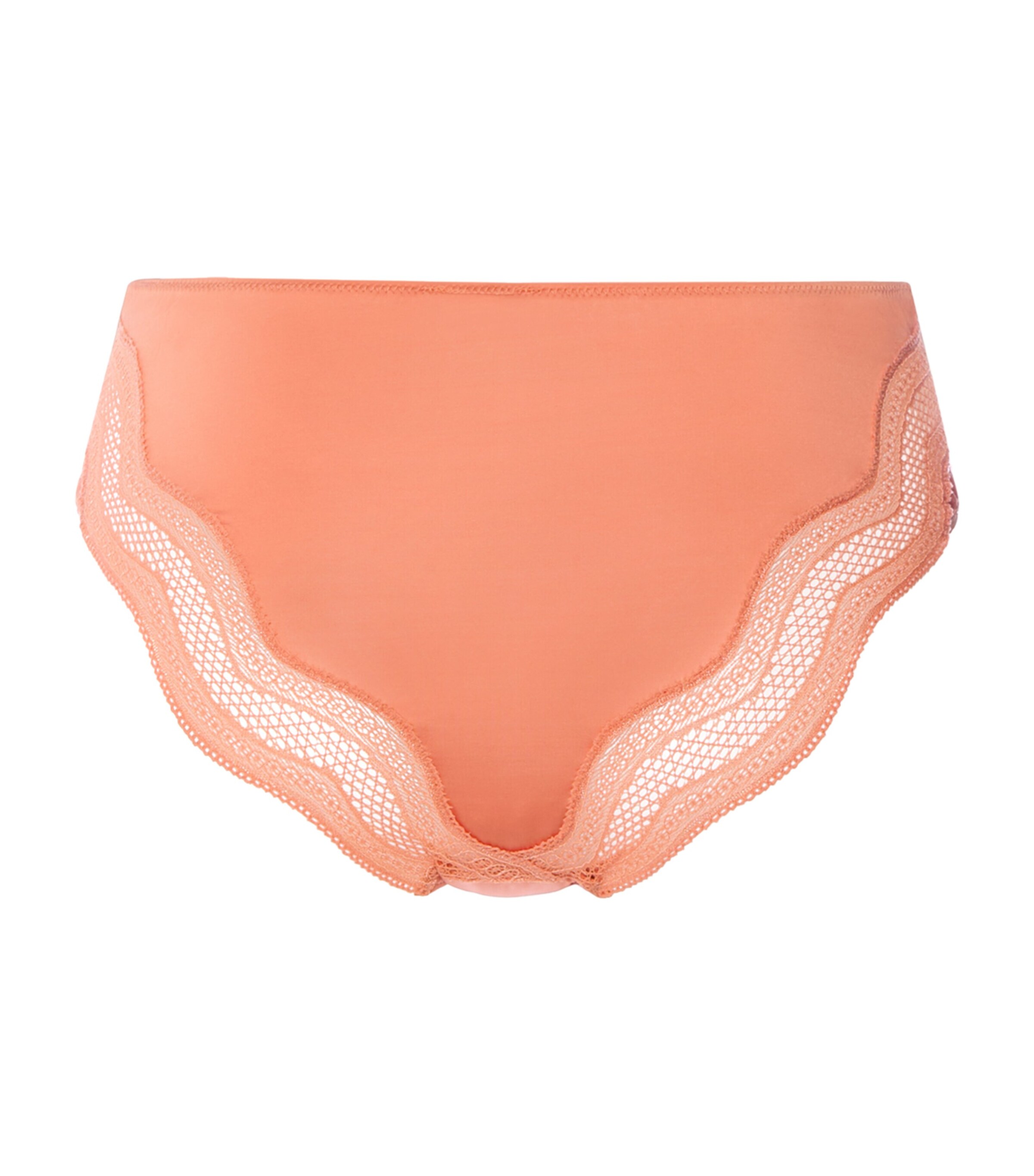 Hanro Womens Cira Midi Briefs Light Carnelian Image 5