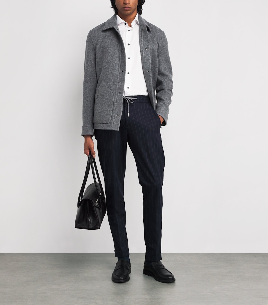 Signature Twill Slim Fit Shirt WHITE SOLID Image 2