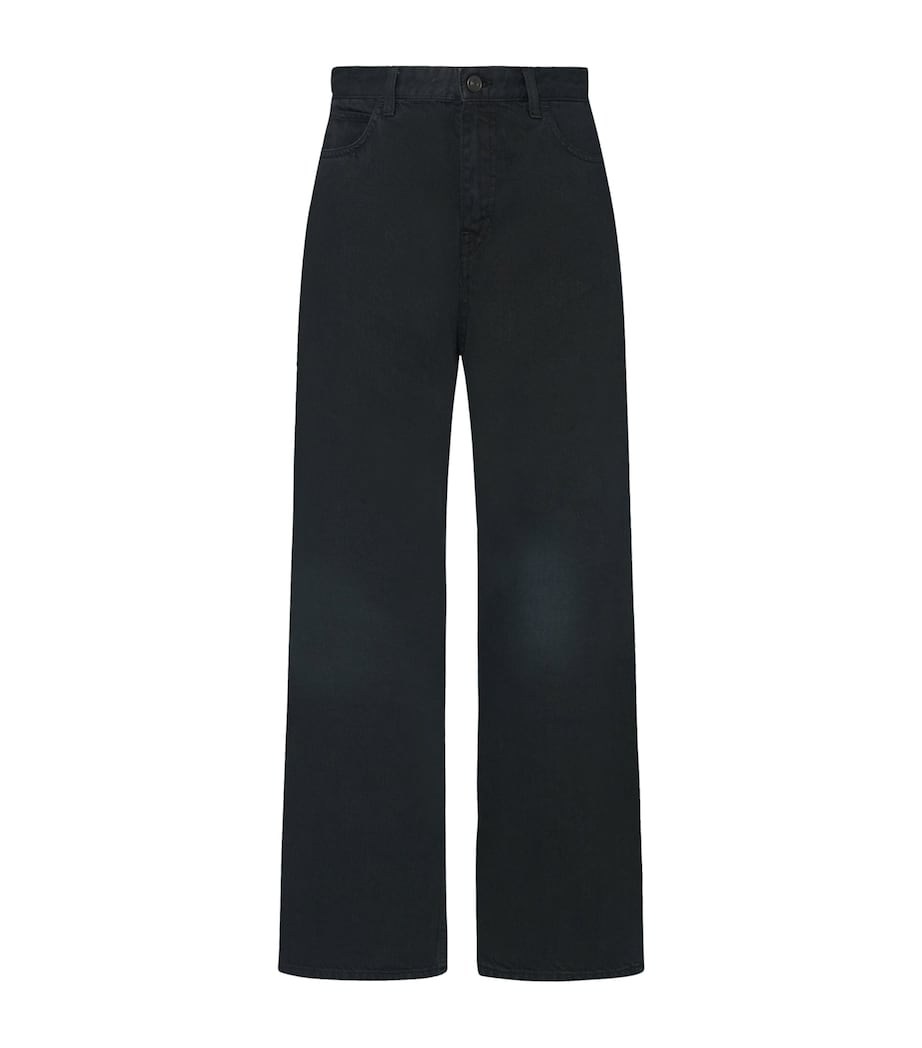 Eglitta Wide-Leg Jeans BLACK Image 1