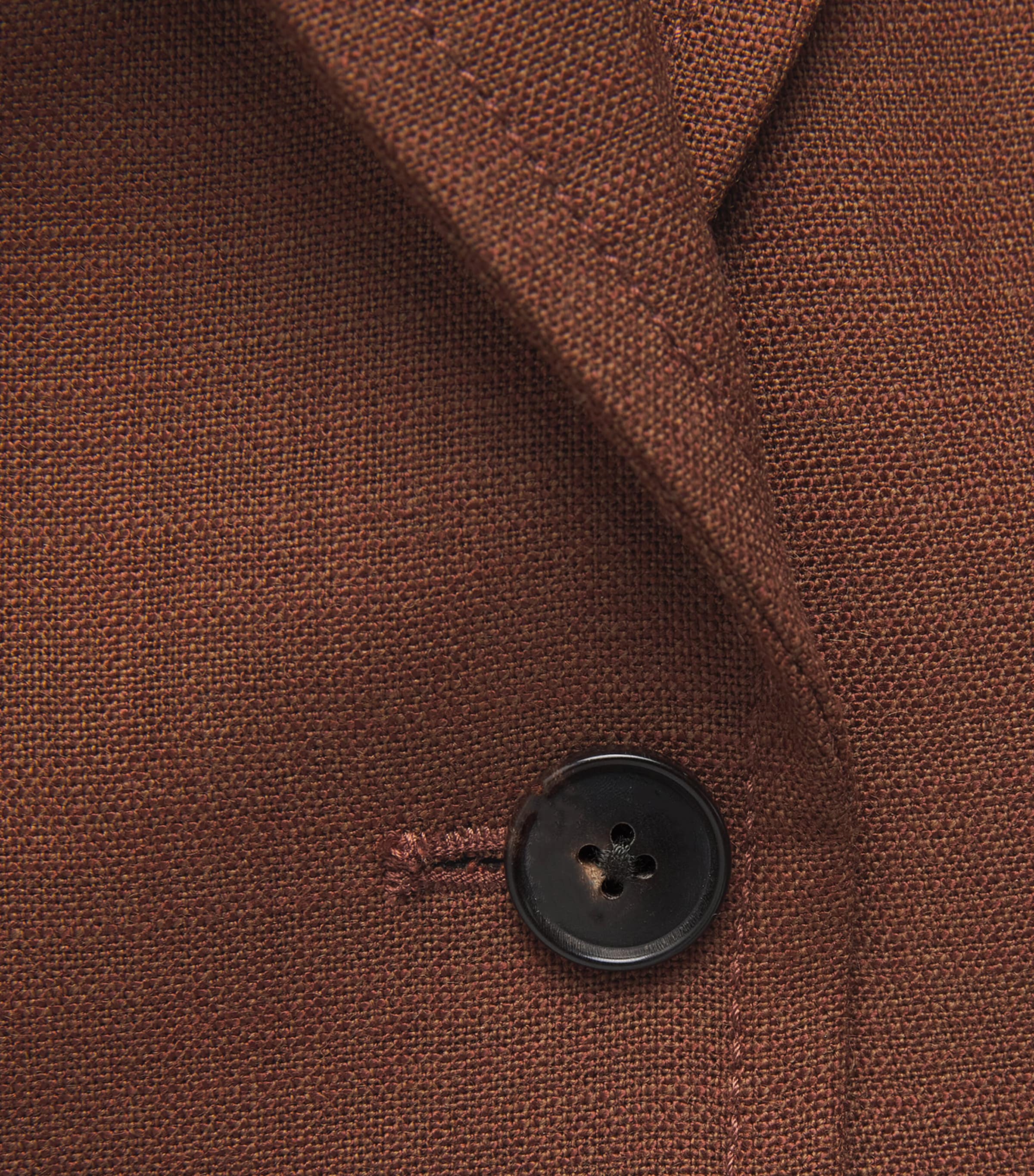 ME+EM Womens Wool-Blend Sharp Contour Blazer Pecan Brown Image 6