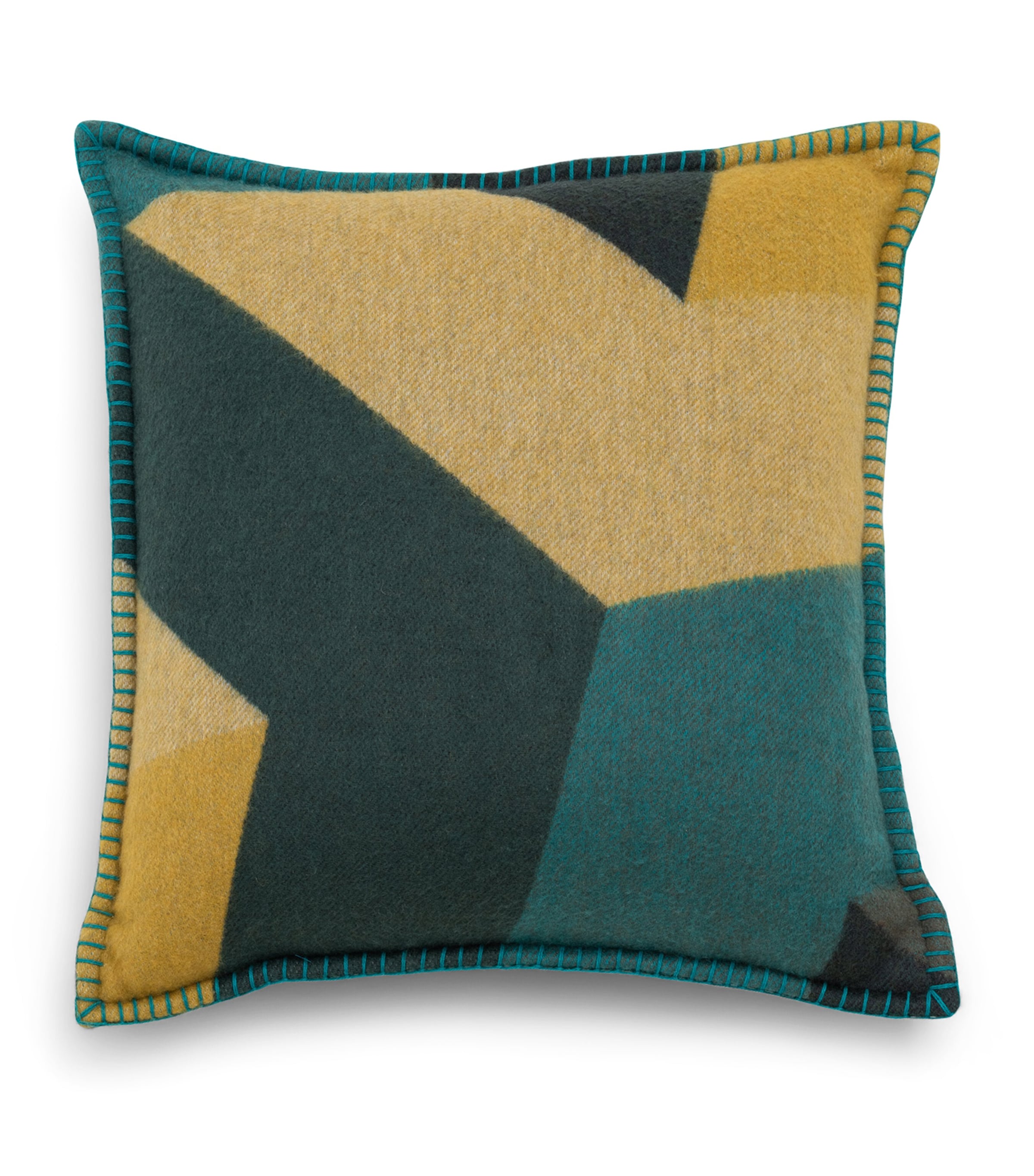 Begg X Co Cashmere Cubist Cushion In Multi