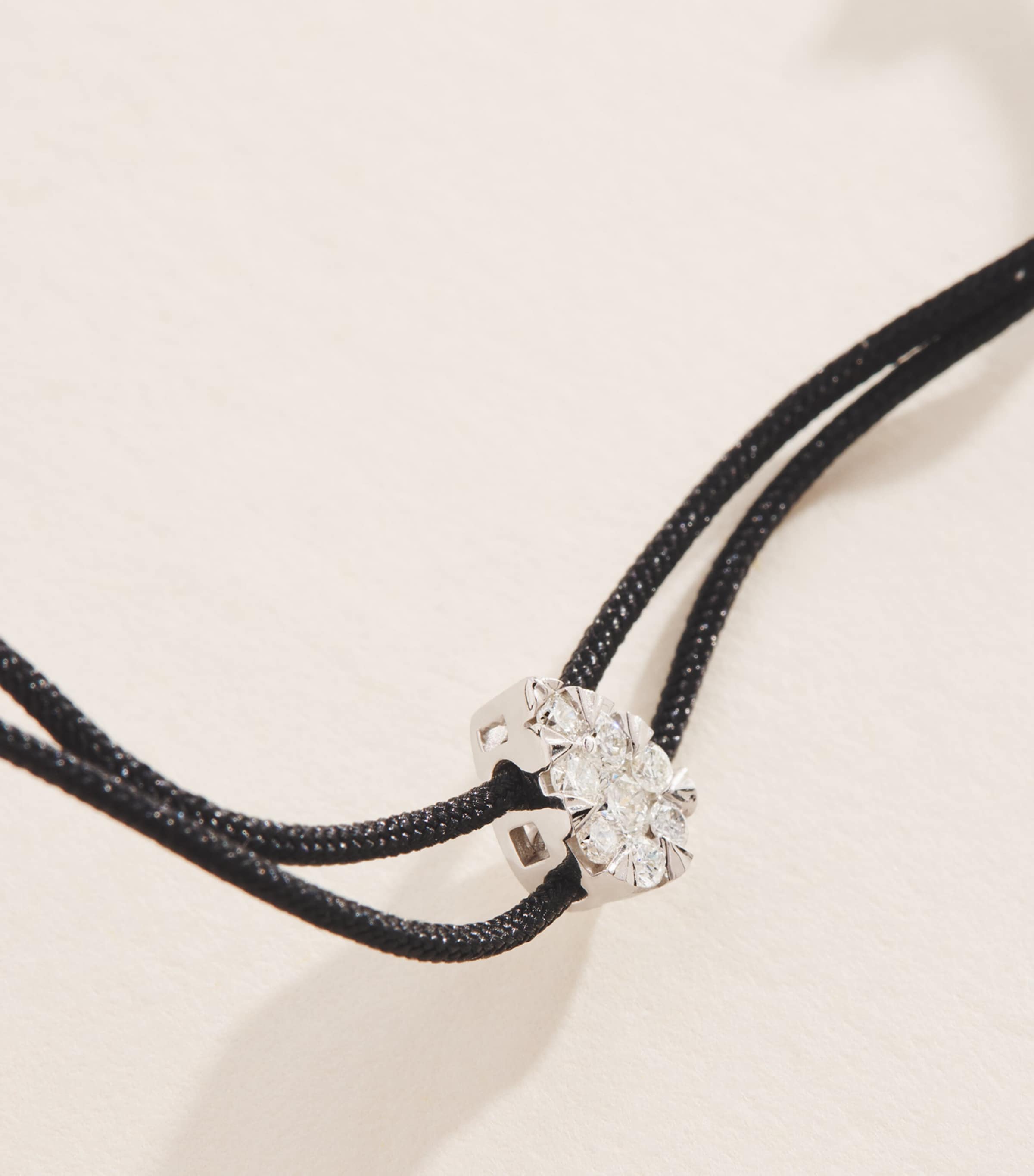 Persée White Gold and Diamond Danaé Cord Bracelet White Gold Image 5