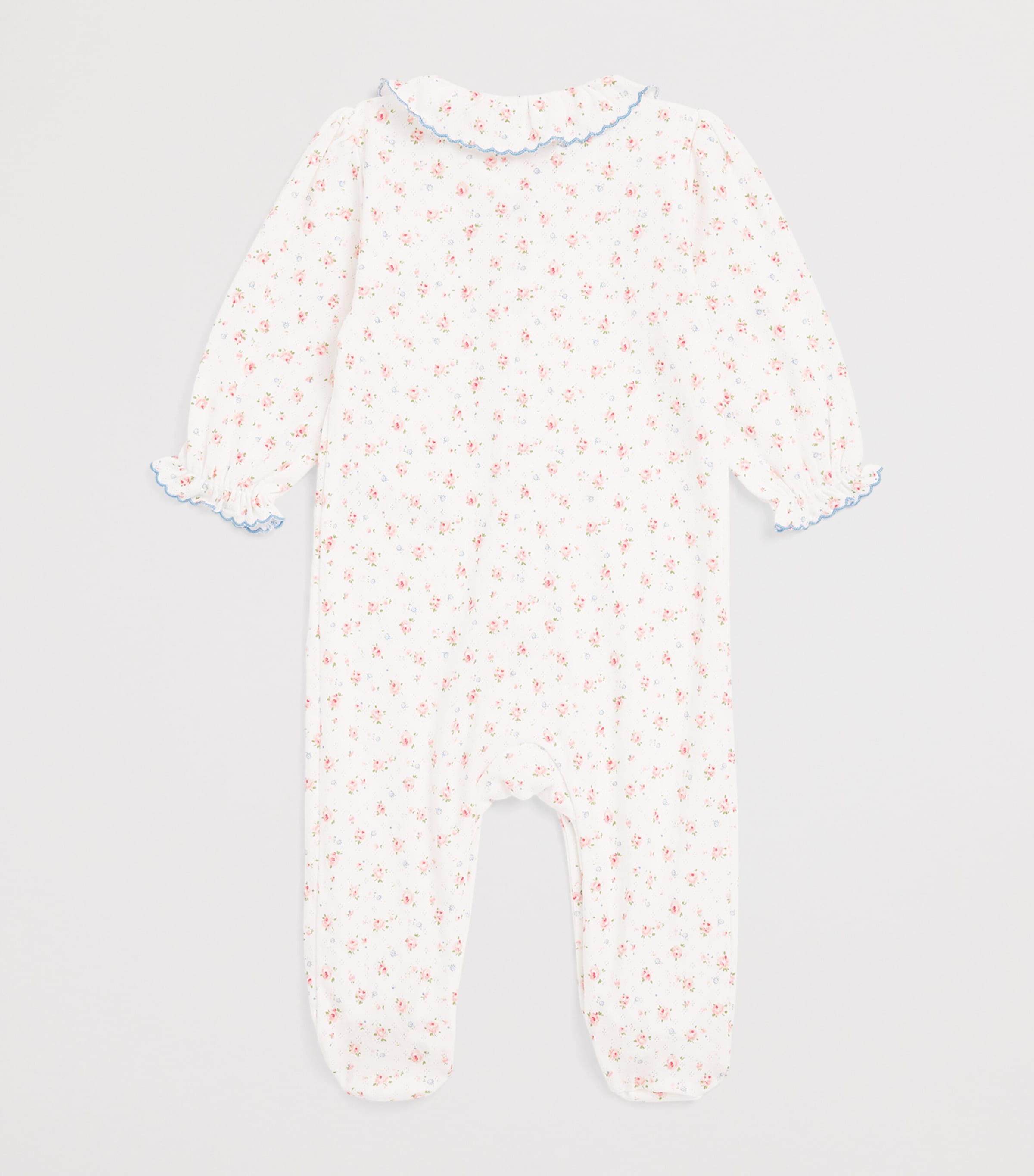 Cotton Floral All-In-One (0-24 Months) 13NACRE Image 2