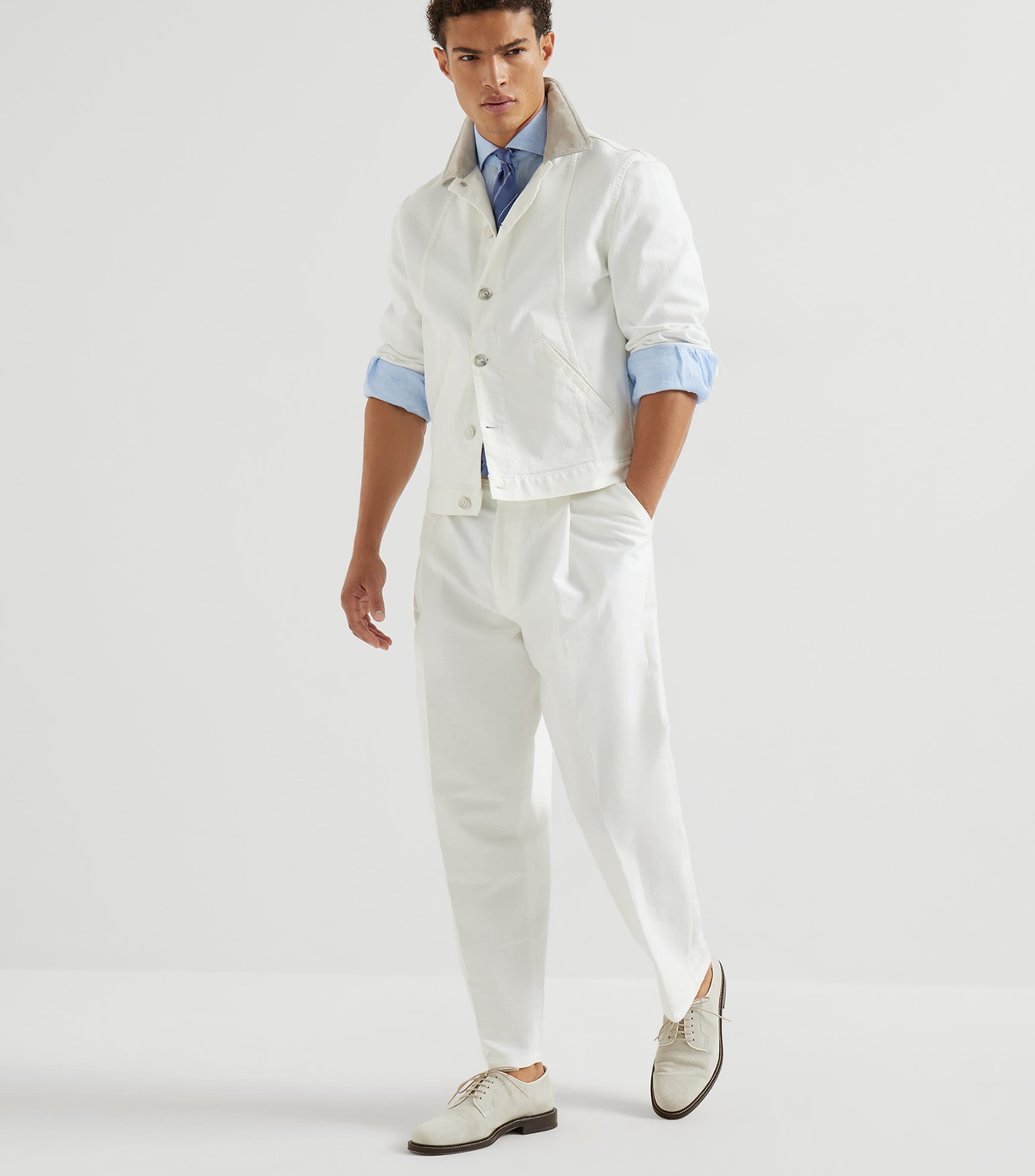 Cotton-Linen Panama Trousers C1900 Image 4