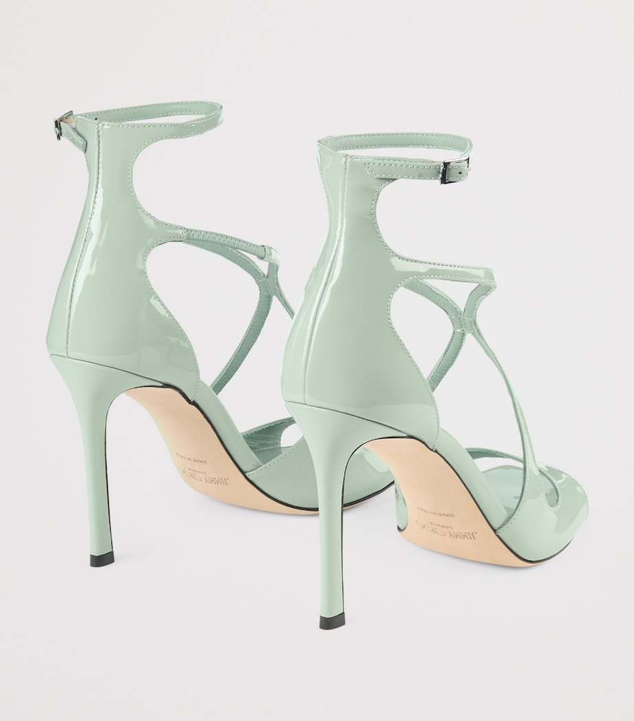 Azia 95 Patent Leather Sandals VERDE Image 4