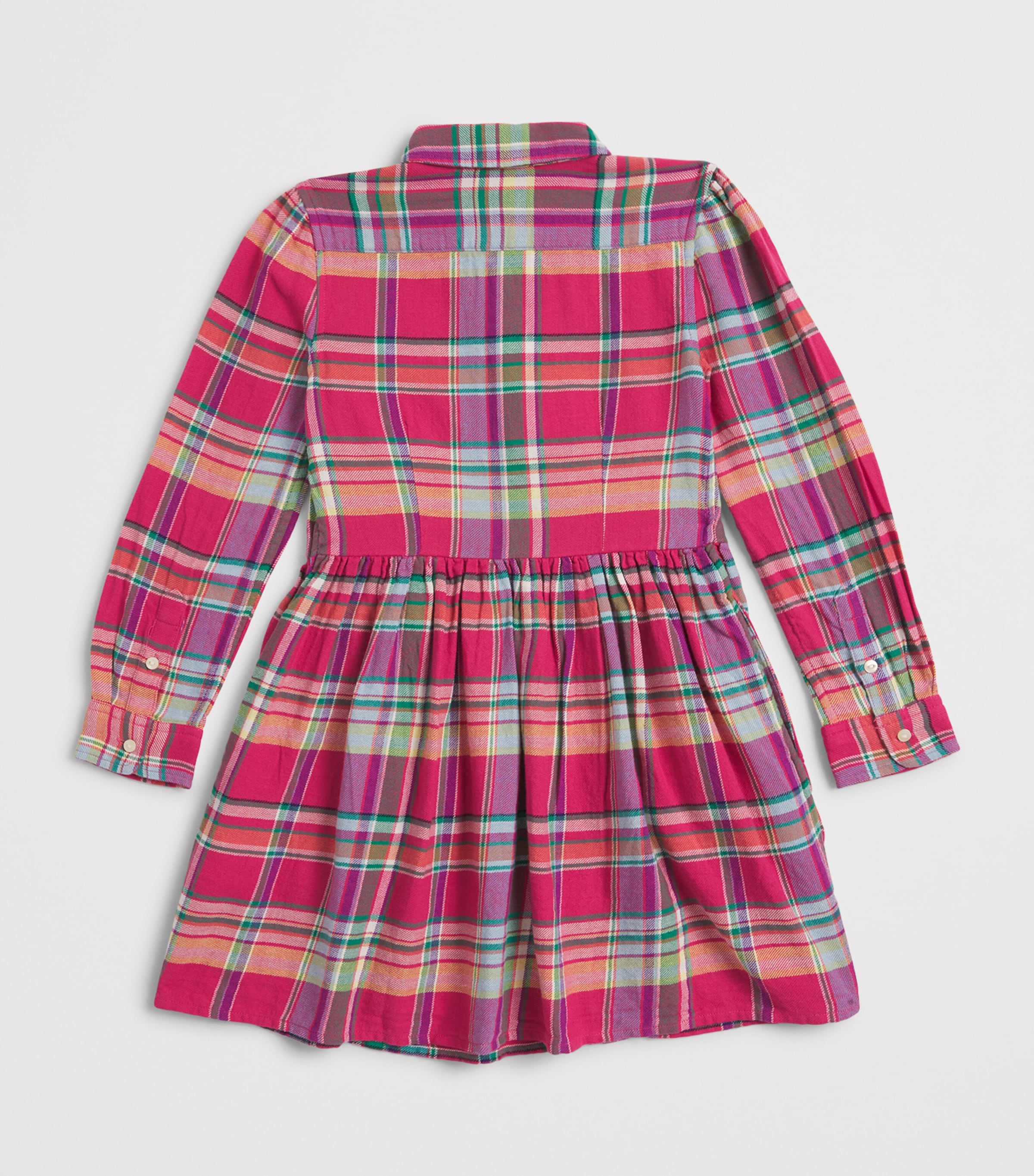 Ralph Lauren Kids Cotton Check Buttoned Dress (2-6 Years) Image 2