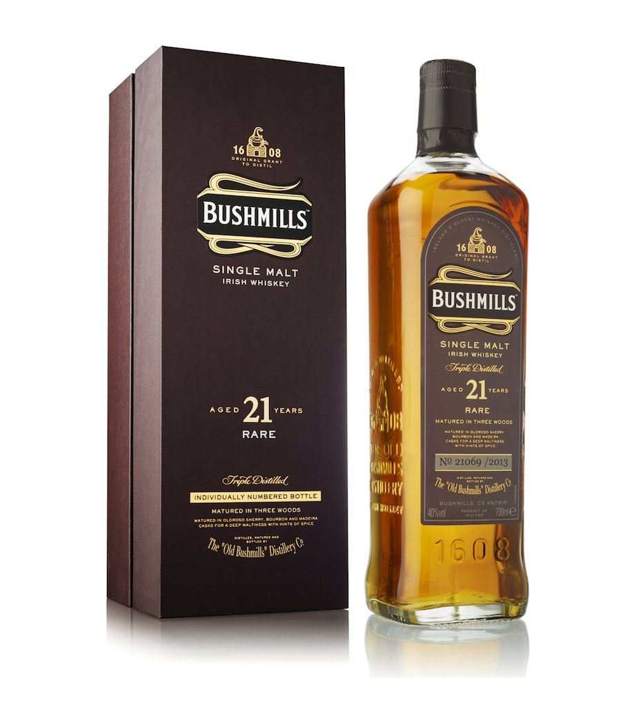 Bushmills 21-Year-Old Single Malt Whisky (70cl) Image 1