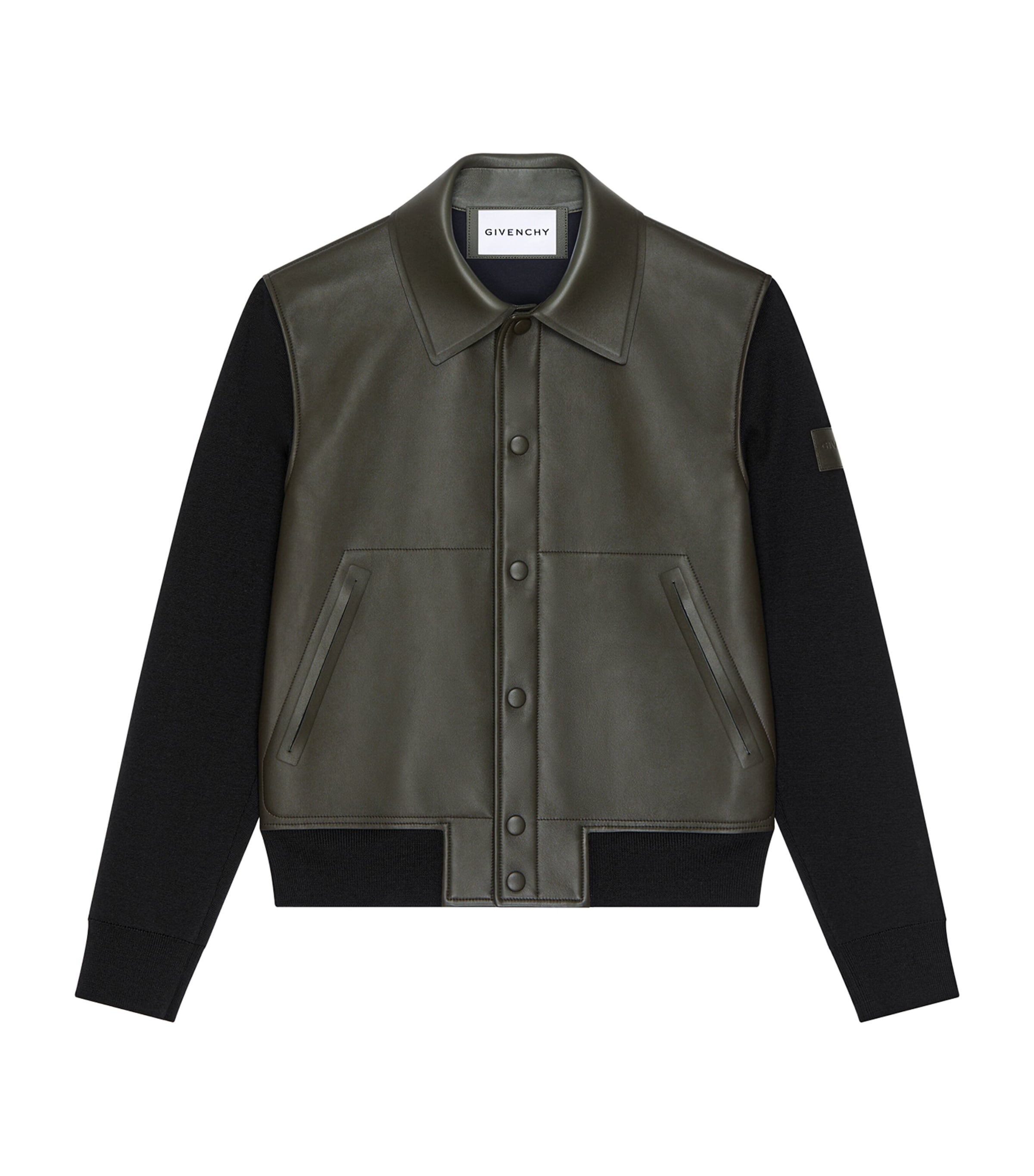 Givenchy Mens Wool-Lambskin Bomber Jacket Image 1