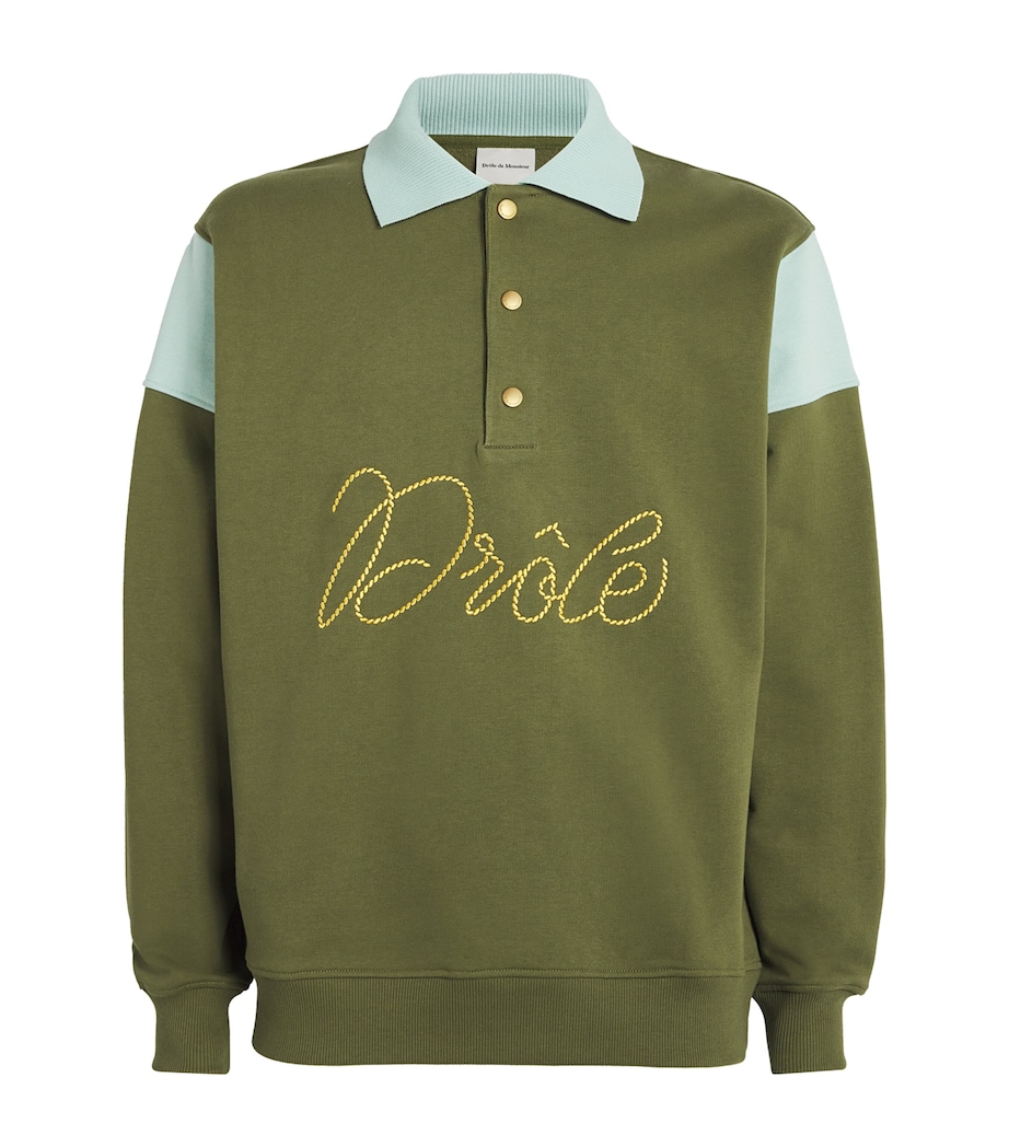 Logo Rugby Sweatshirt LIGHT KAKI Image 1