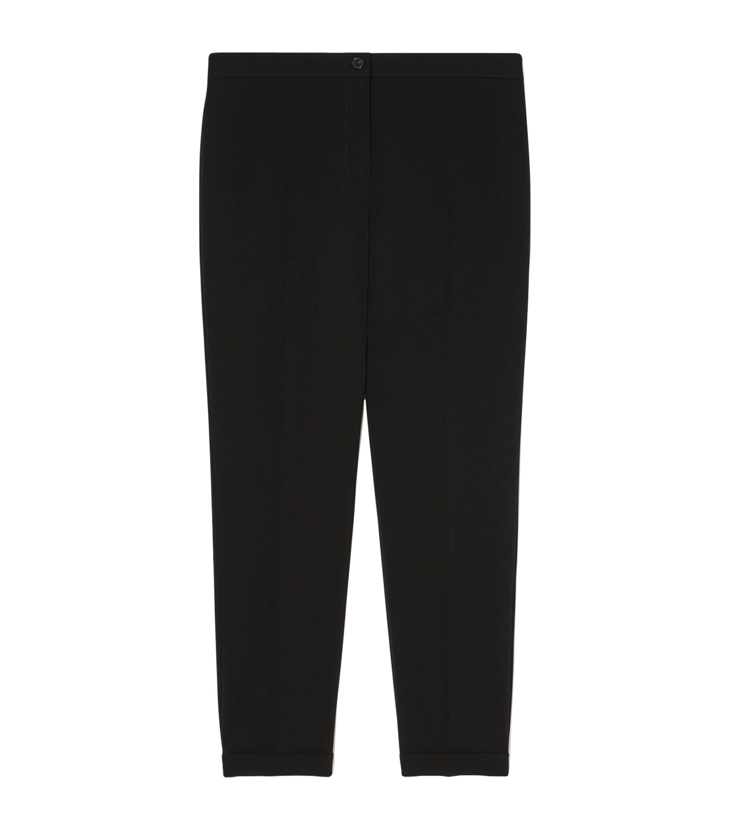Marina Rinaldi Tapered Slim Tailored Trousers | Women Clothing | Trousers | Tailored Trousers | Workwear | Designers | Marina Rinaldi